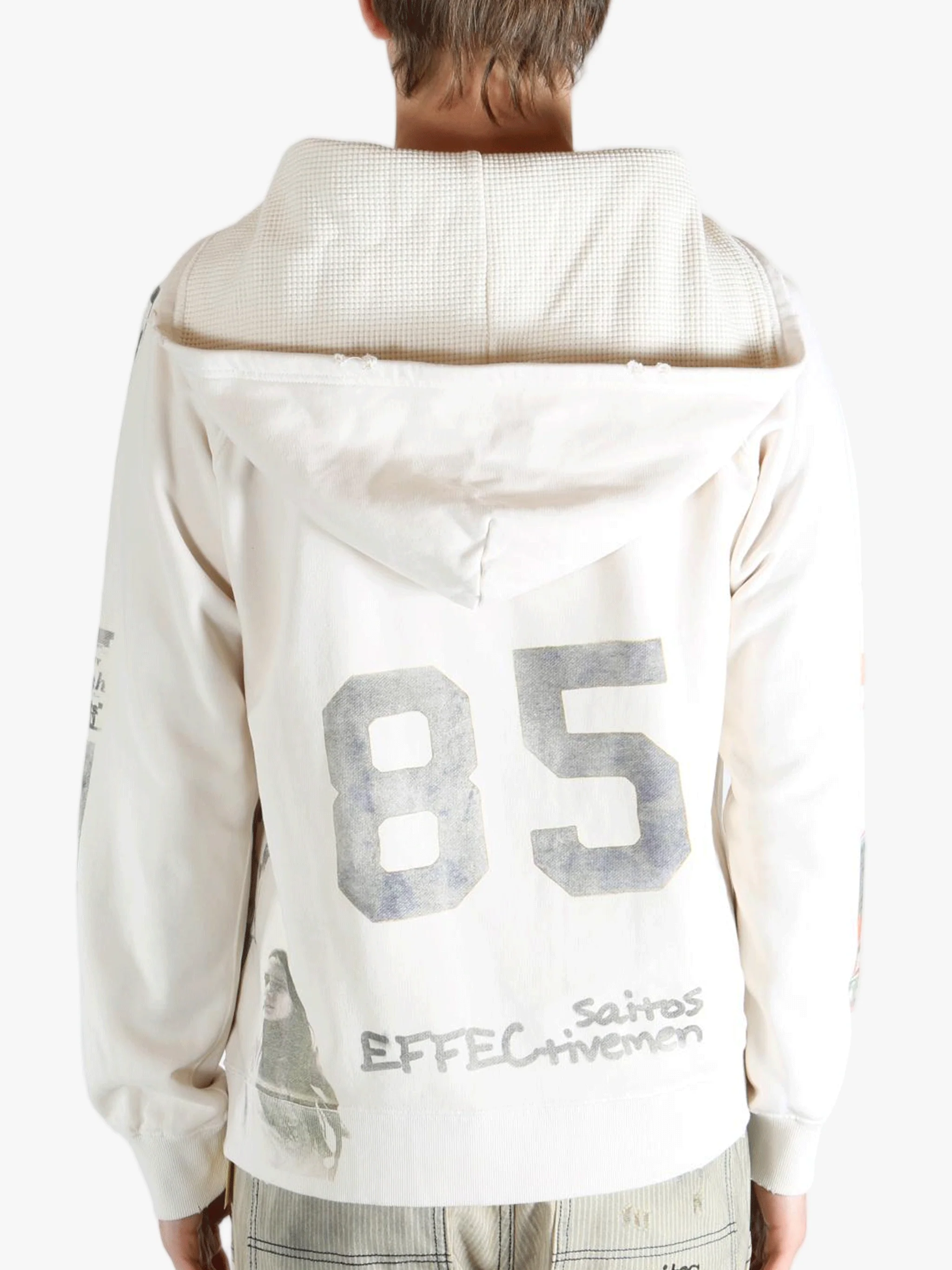 SAITOS - Men Long Live Rock Zip Hoodie - Image 3