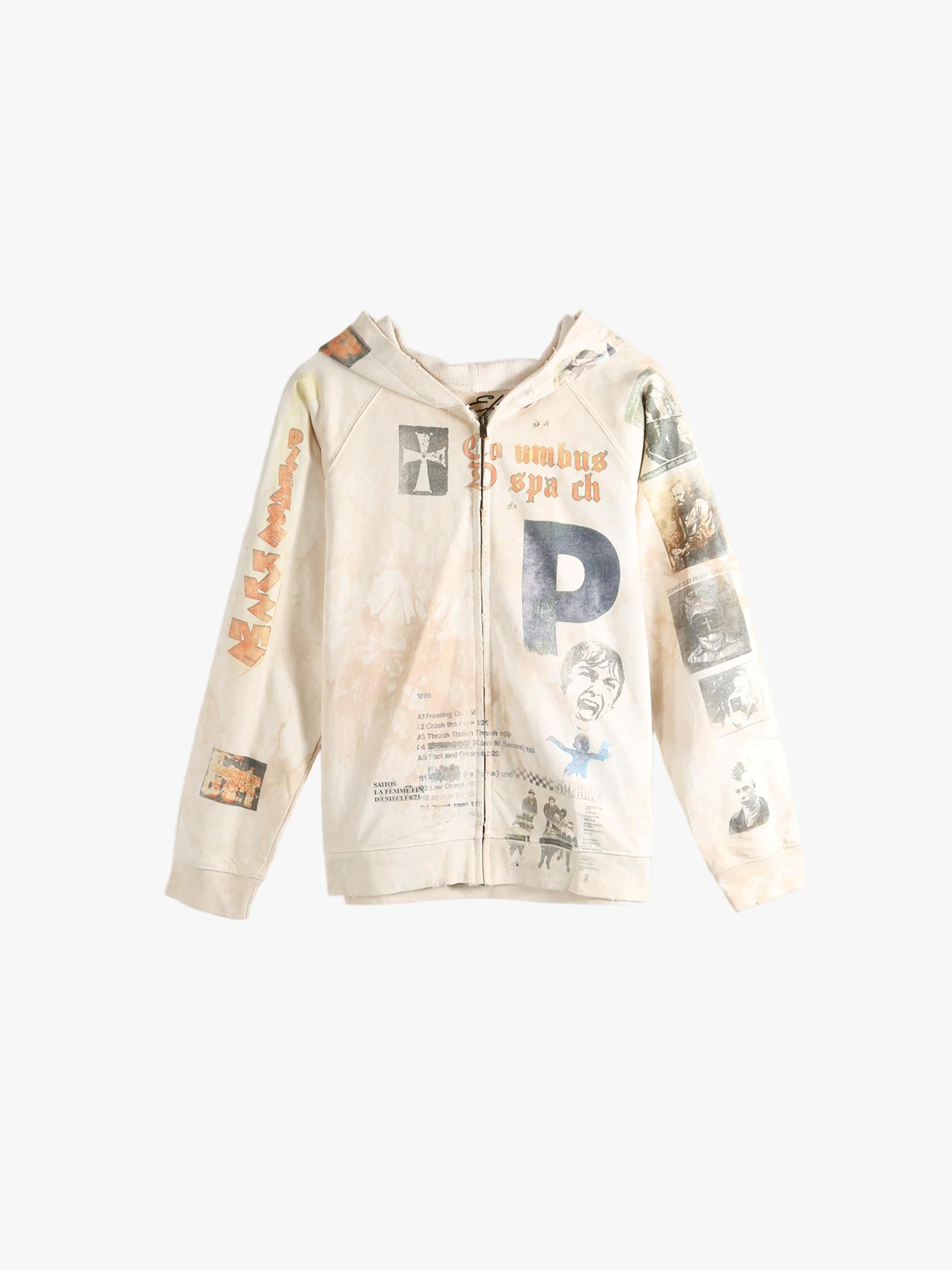 SAITOS - Men Long Live Rock Zip Hoodie - Image 4