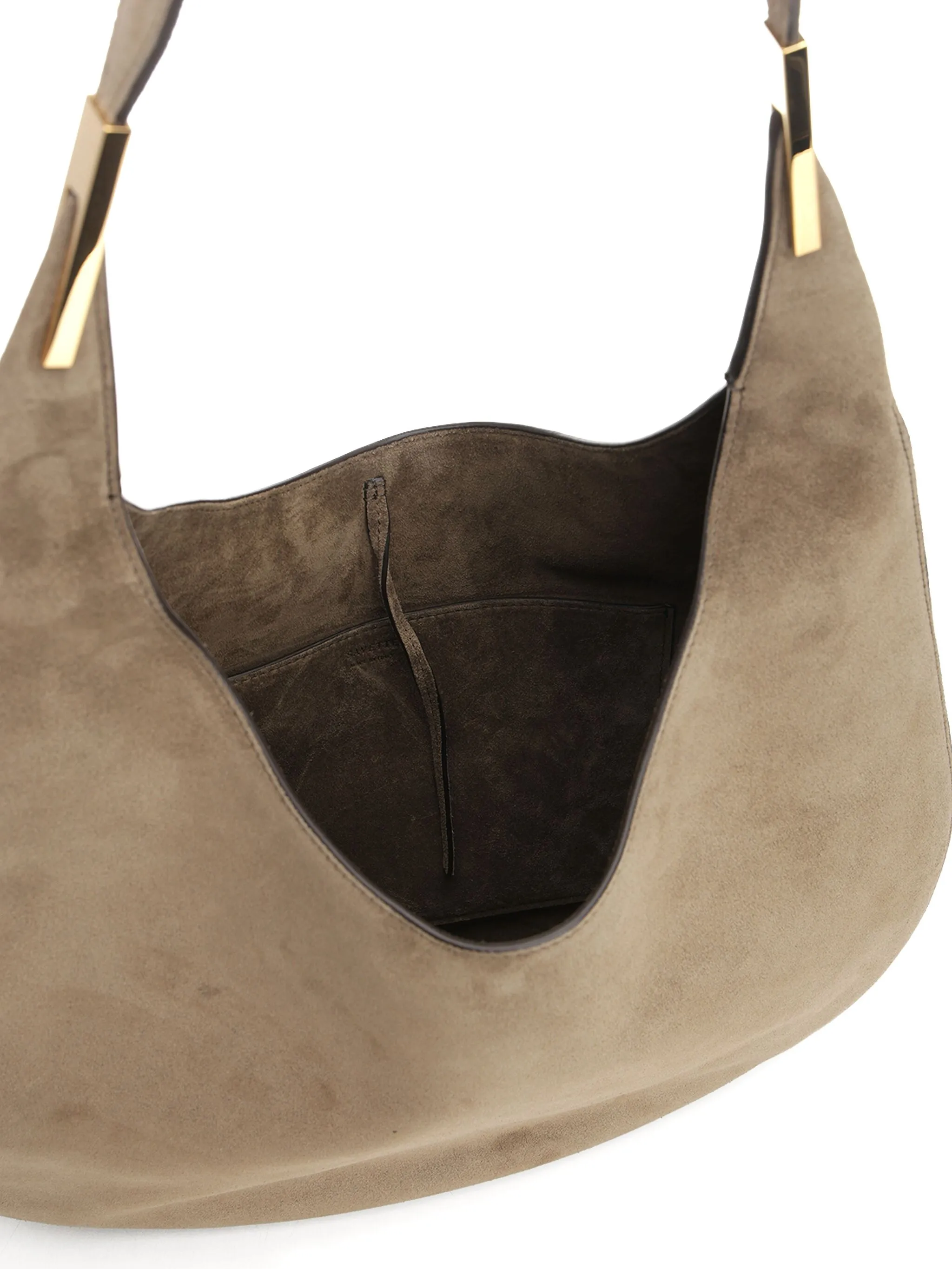 SAVETTE - Women The Florence Hobo In Suede Calf Leather Bag - Image 4