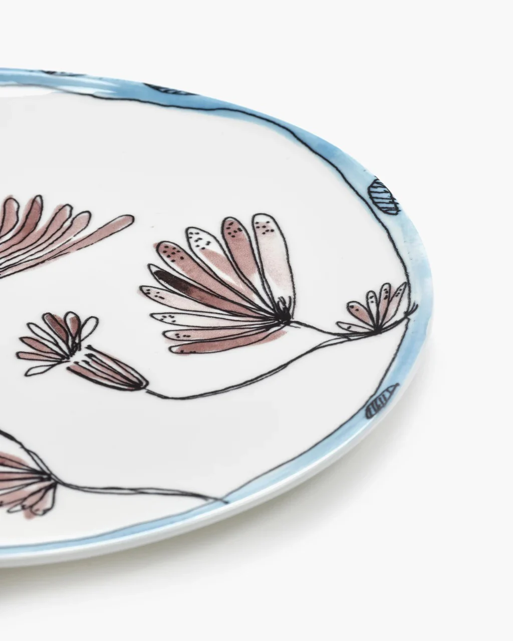 MARNI X SERAX - Camelia Aubergine Mf Starter Plate - Image 5