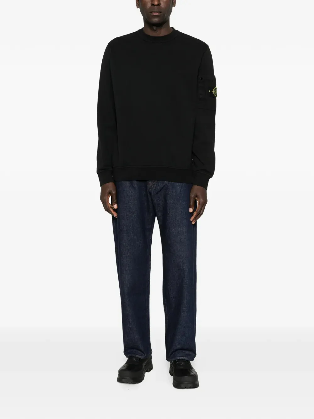 STONE ISLAND - Men Basic Crew Neck Sweatshirt