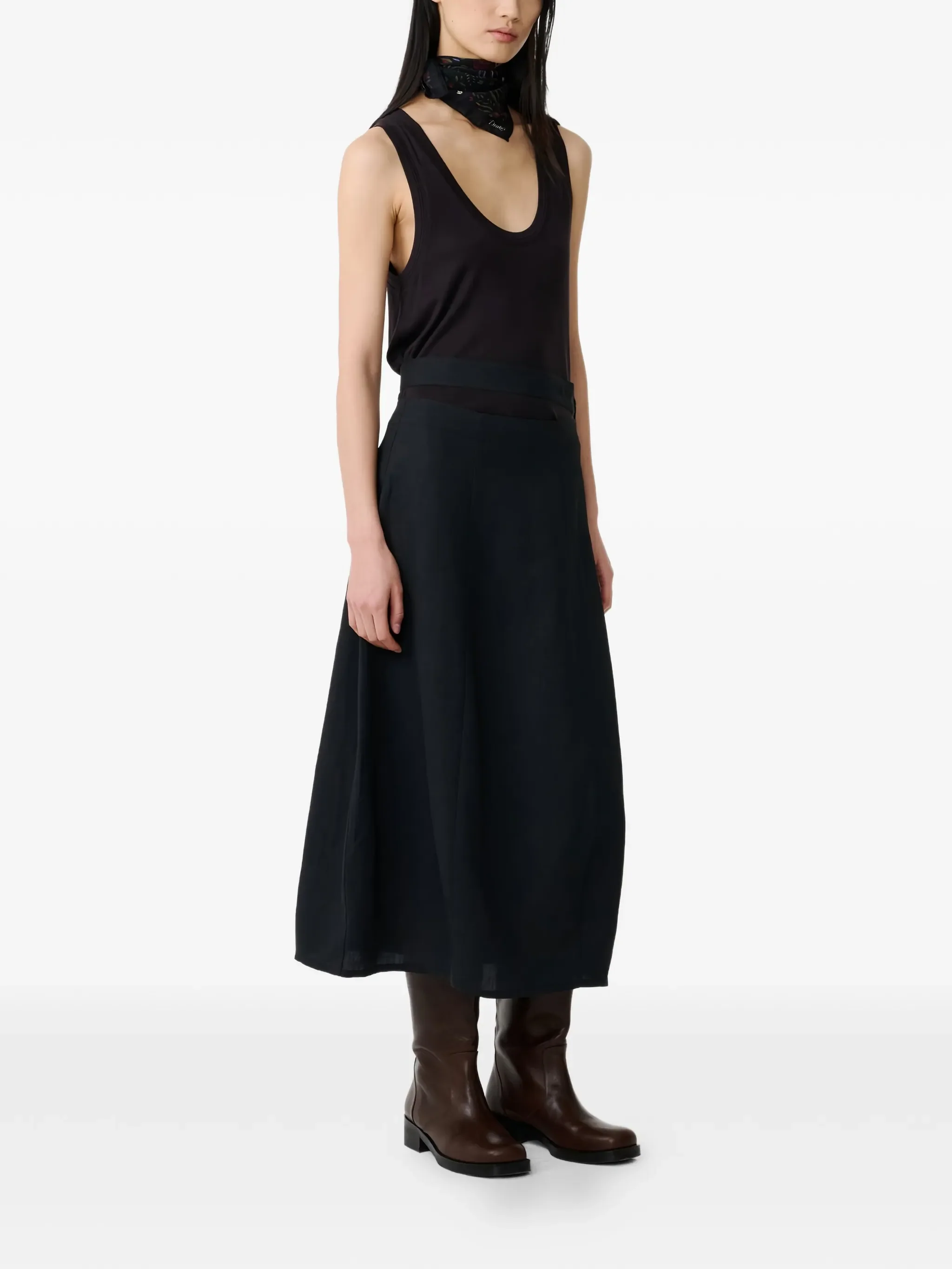 STUDIO NICHOLSON - Women Belt Wrap Skirt - Image 2