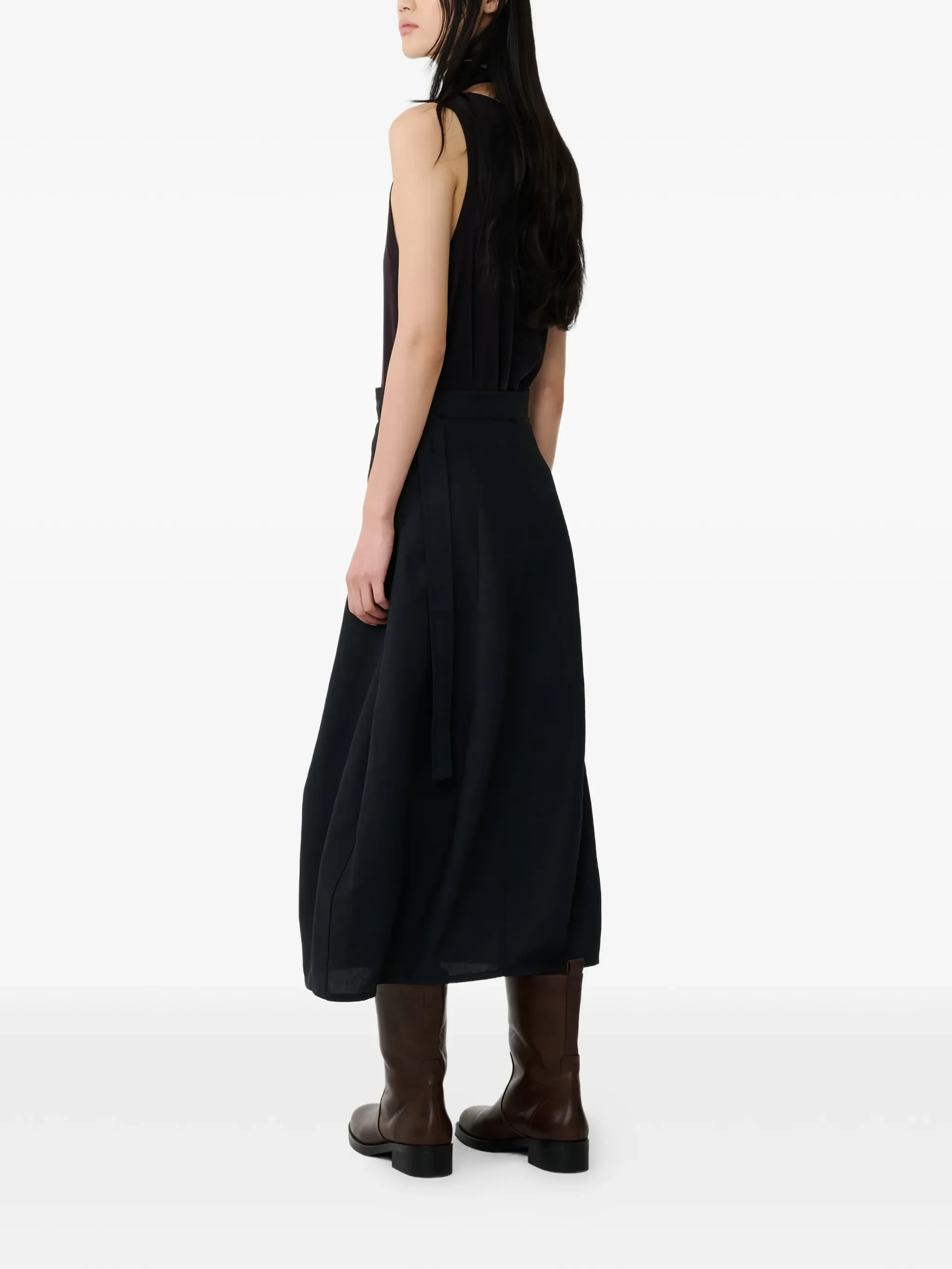 STUDIO NICHOLSON - Women Belt Wrap Skirt - Image 3