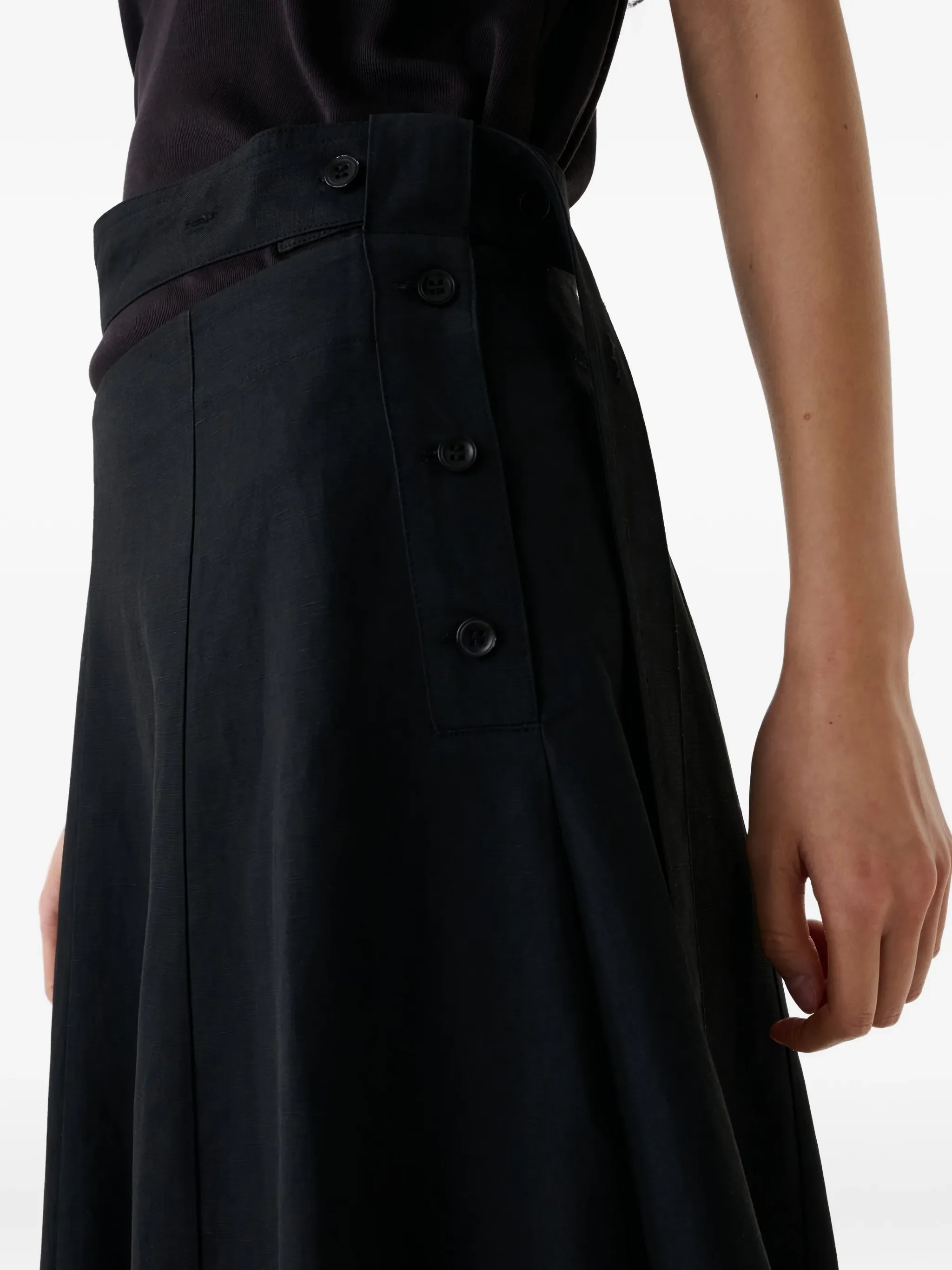 STUDIO NICHOLSON - Women Belt Wrap Skirt - Image 5