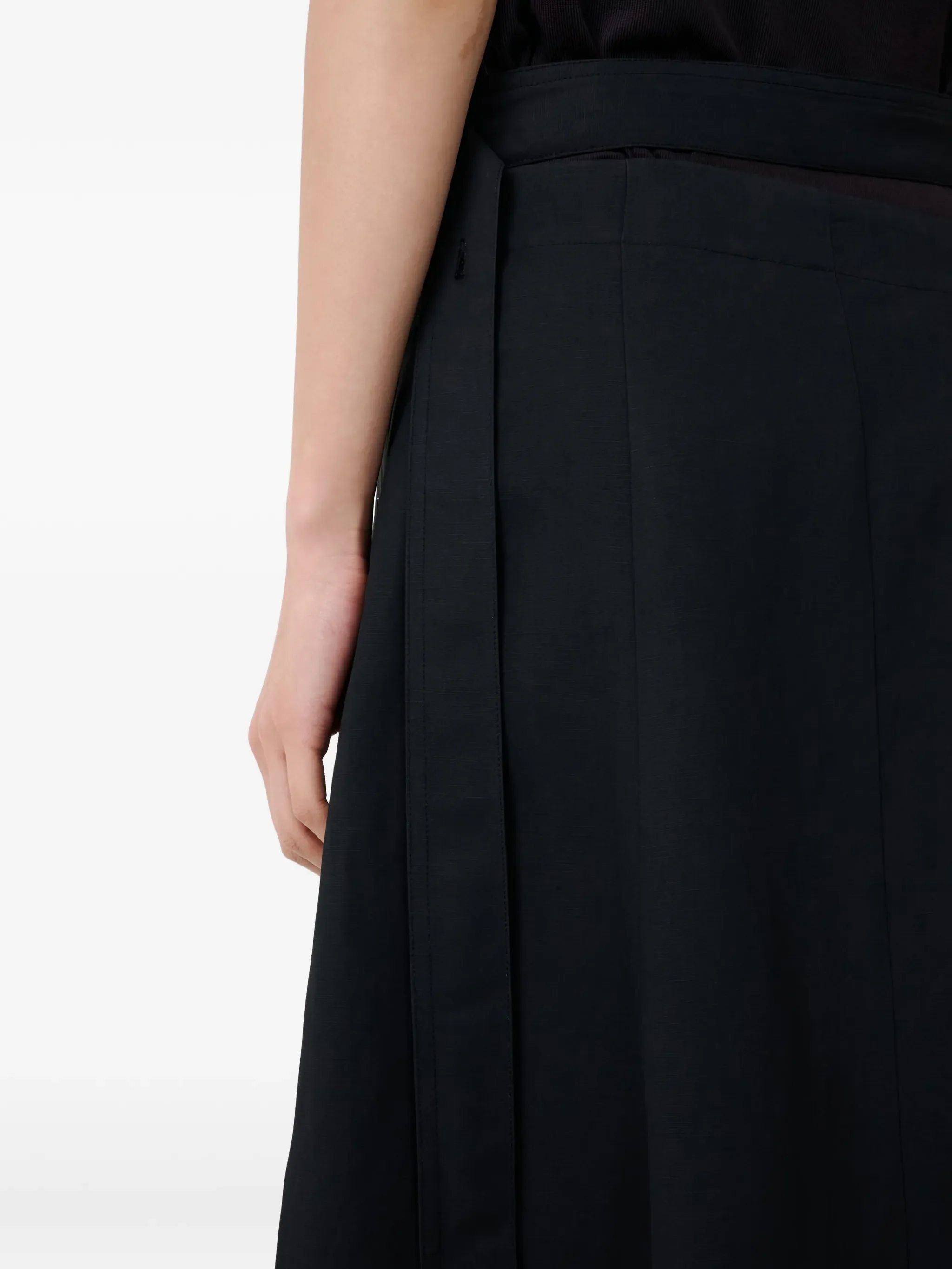 STUDIO NICHOLSON - Women Belt Wrap Skirt - Image 6
