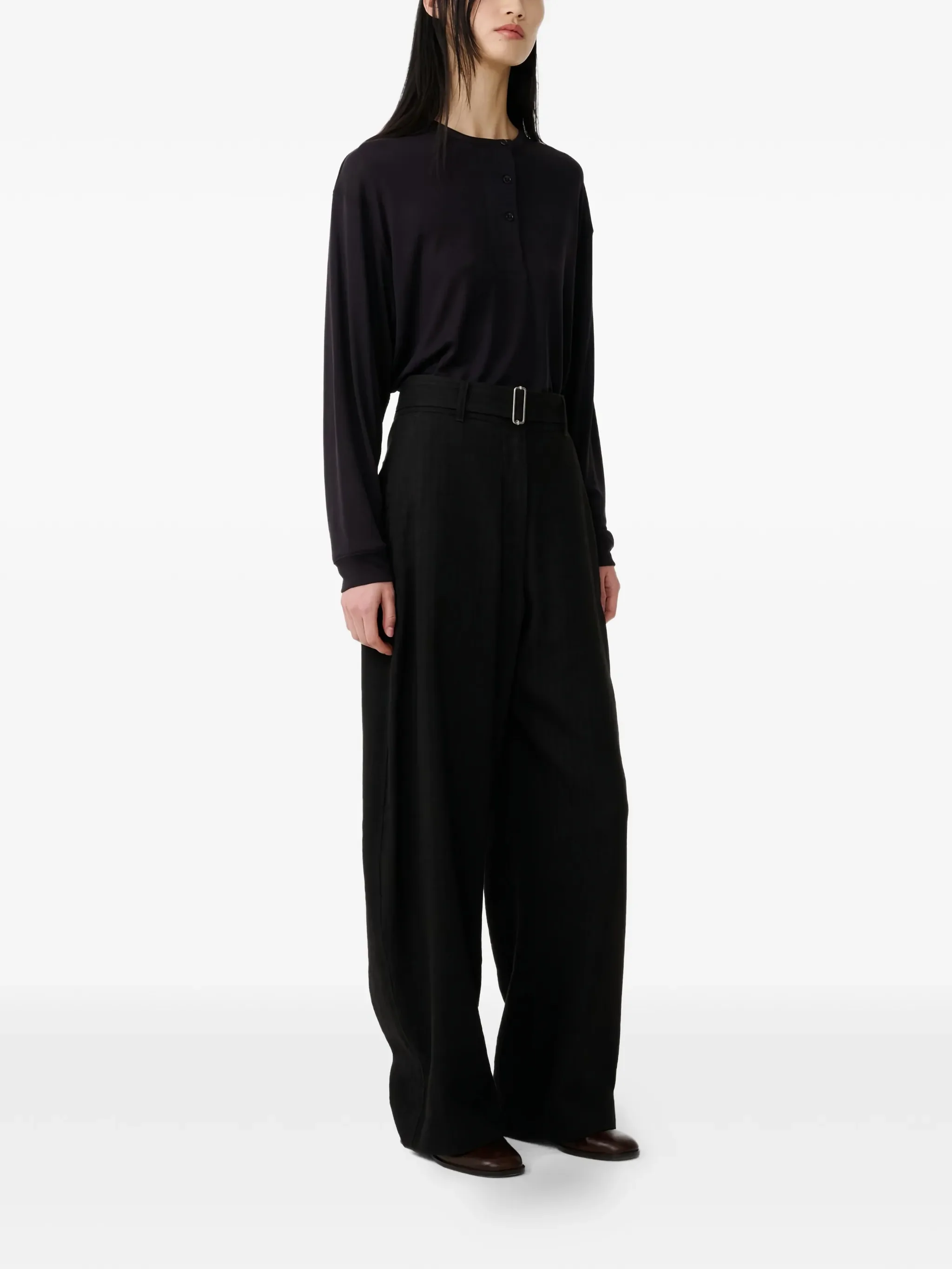 STUDIO NICHOLSON - Women  Double Pleat Pant - Image 2