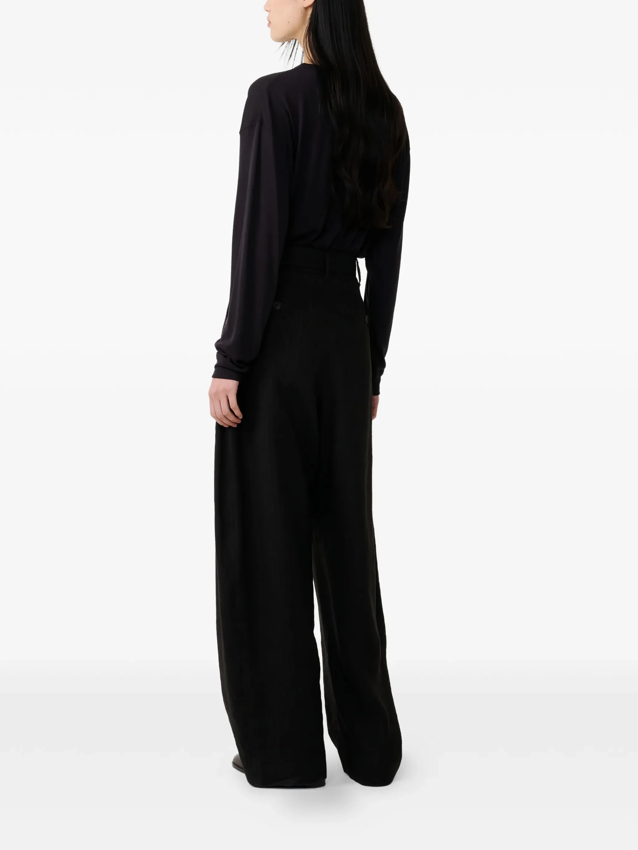 STUDIO NICHOLSON - Women  Double Pleat Pant - Image 3