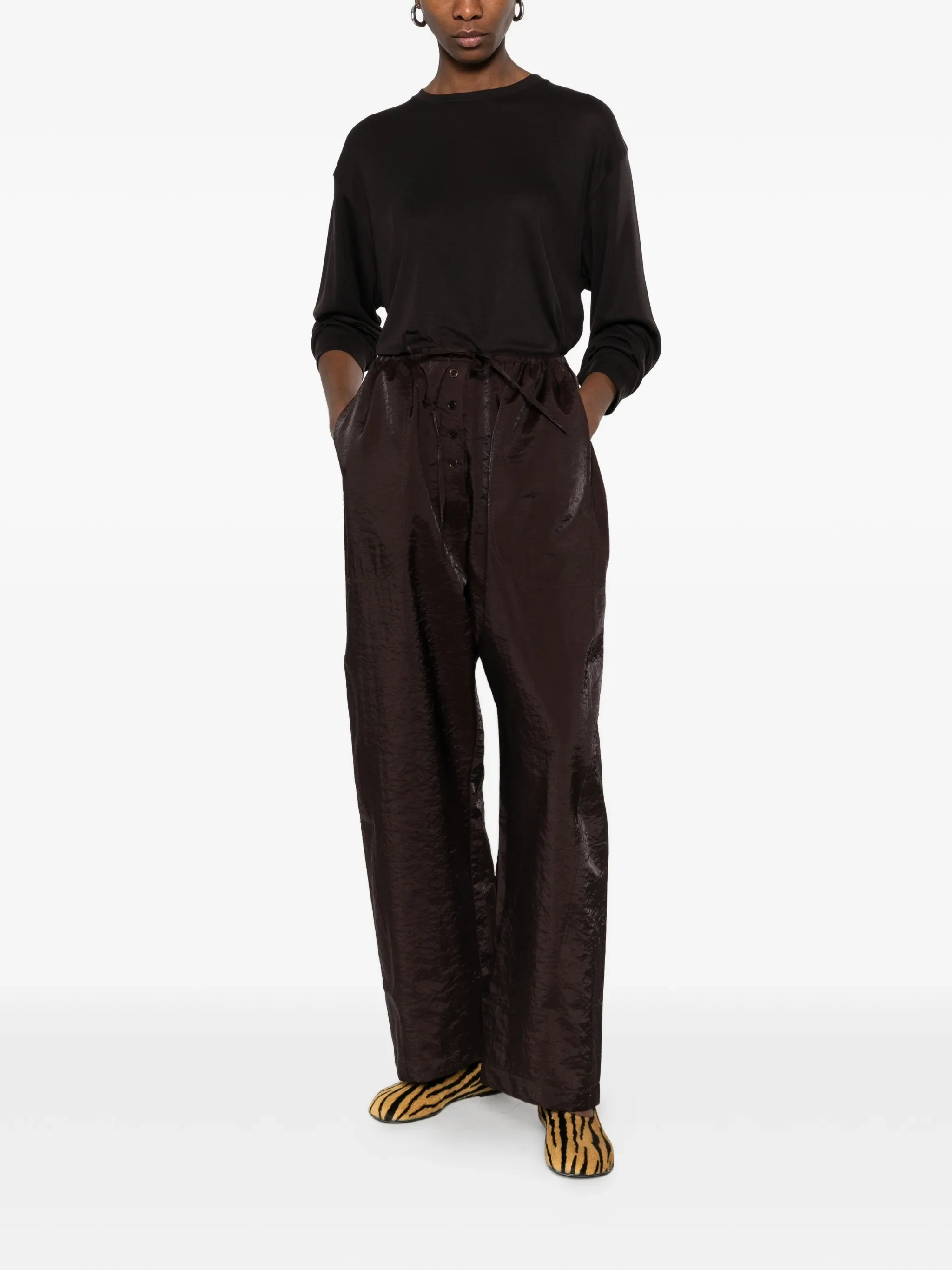 STUDIO NICHOLSON - Women Draw Cord Pant