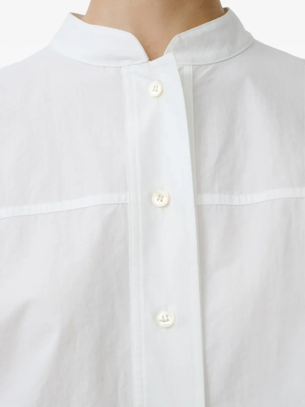 STUDIO NICHOLSON - Women  Half Placket Shirt - Image 6