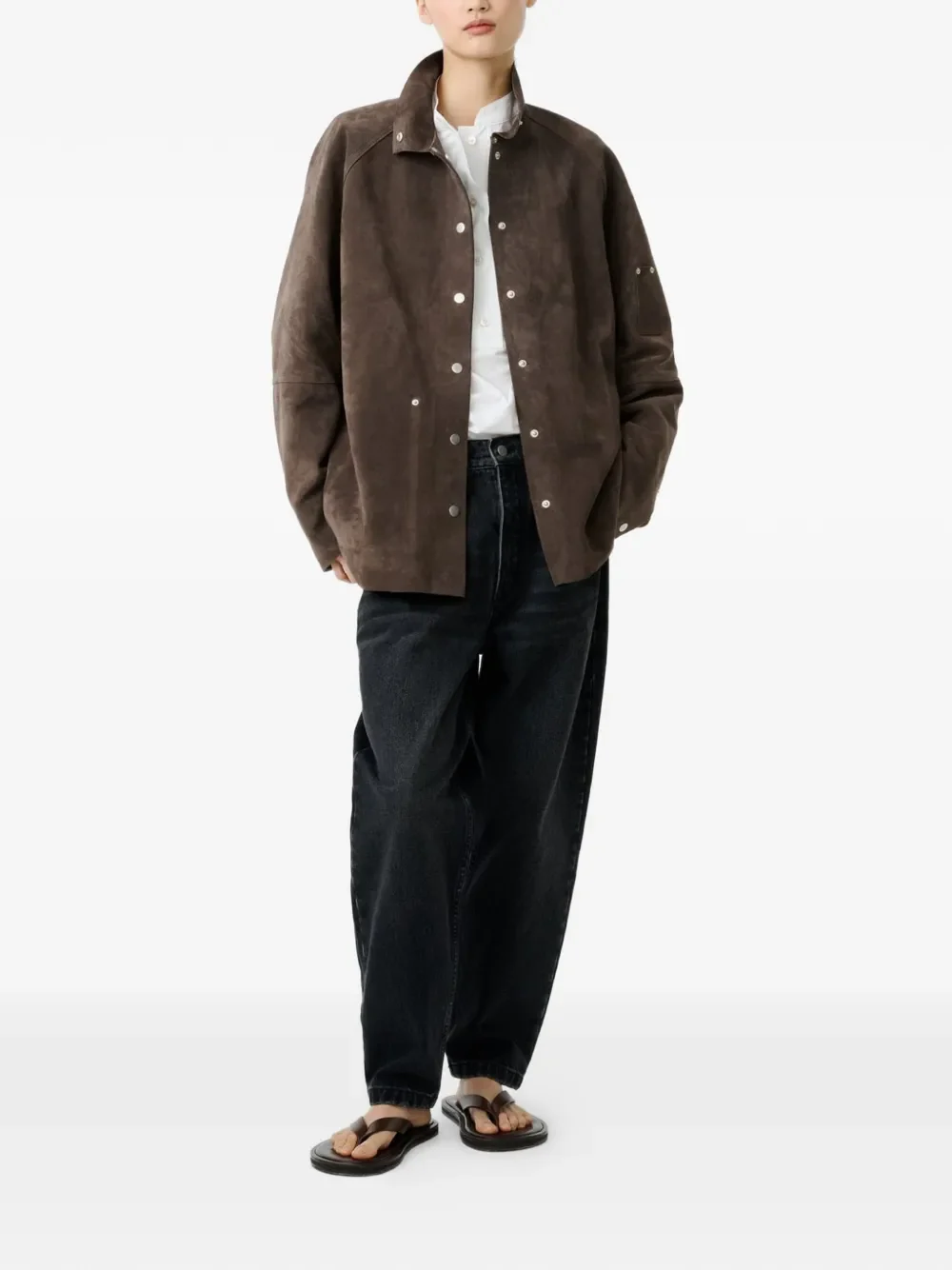 STUDIO NICHOLSON - Women  Suede Utility Jacket