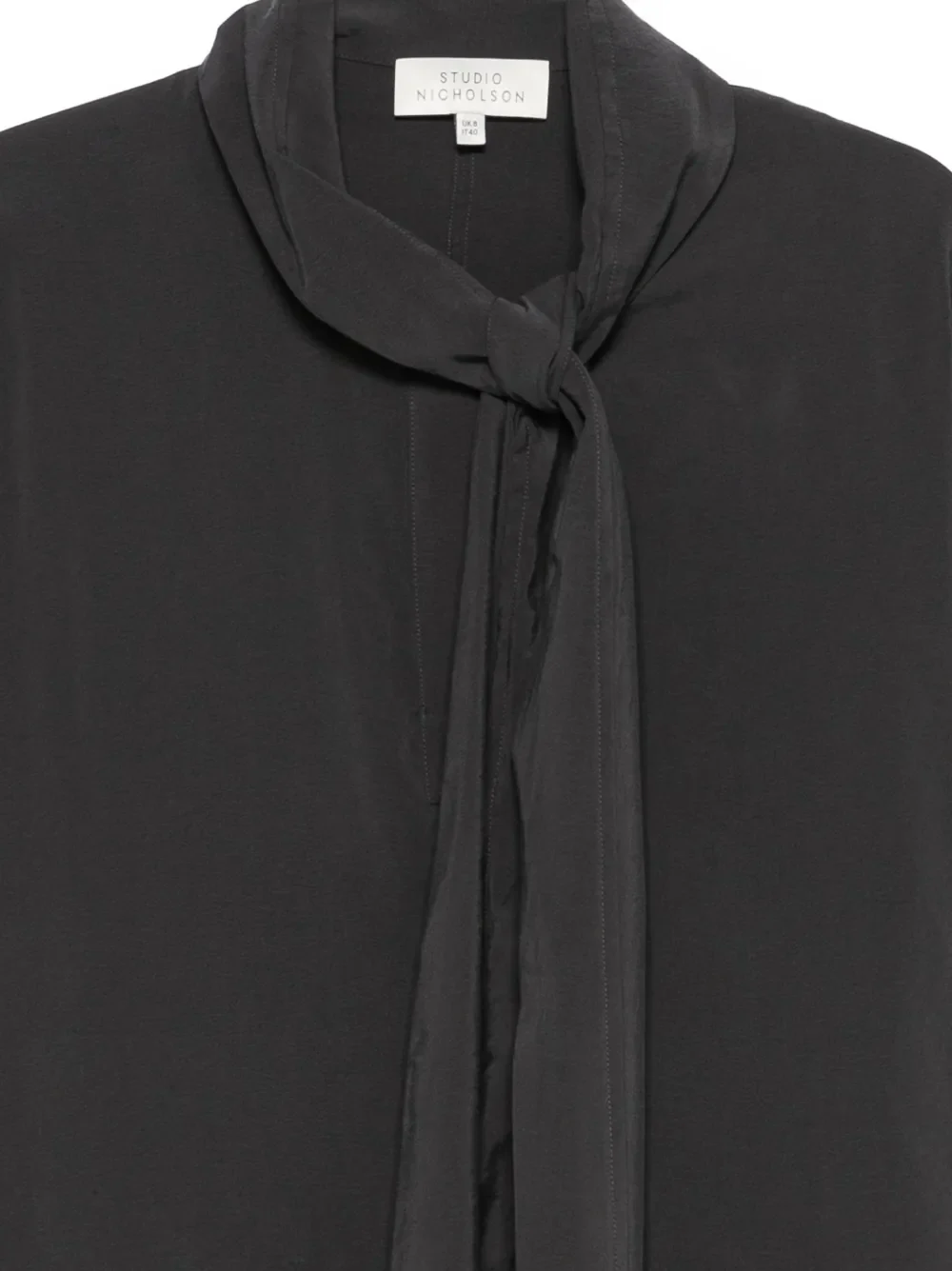 STUDIO NICHOLSON - Women Tie Neck Top - Image 3
