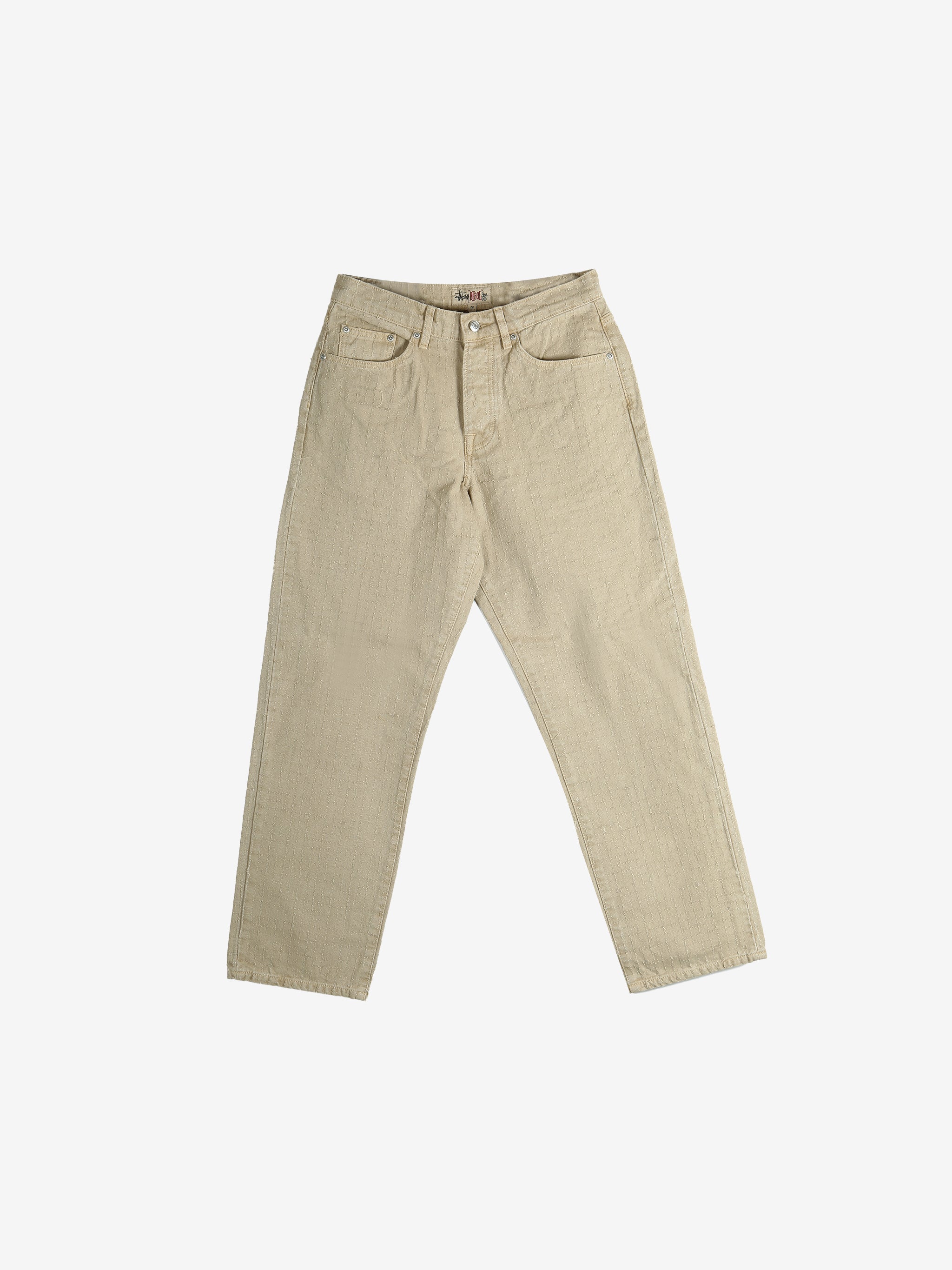 STUSSY - Men Big Ol Canvas Ndl Pnch Jeans