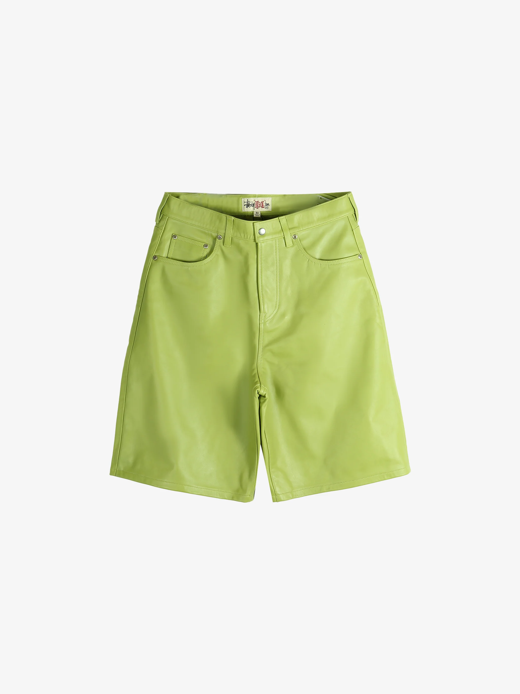 STUSSY - Men Big Ol Leather Shorts