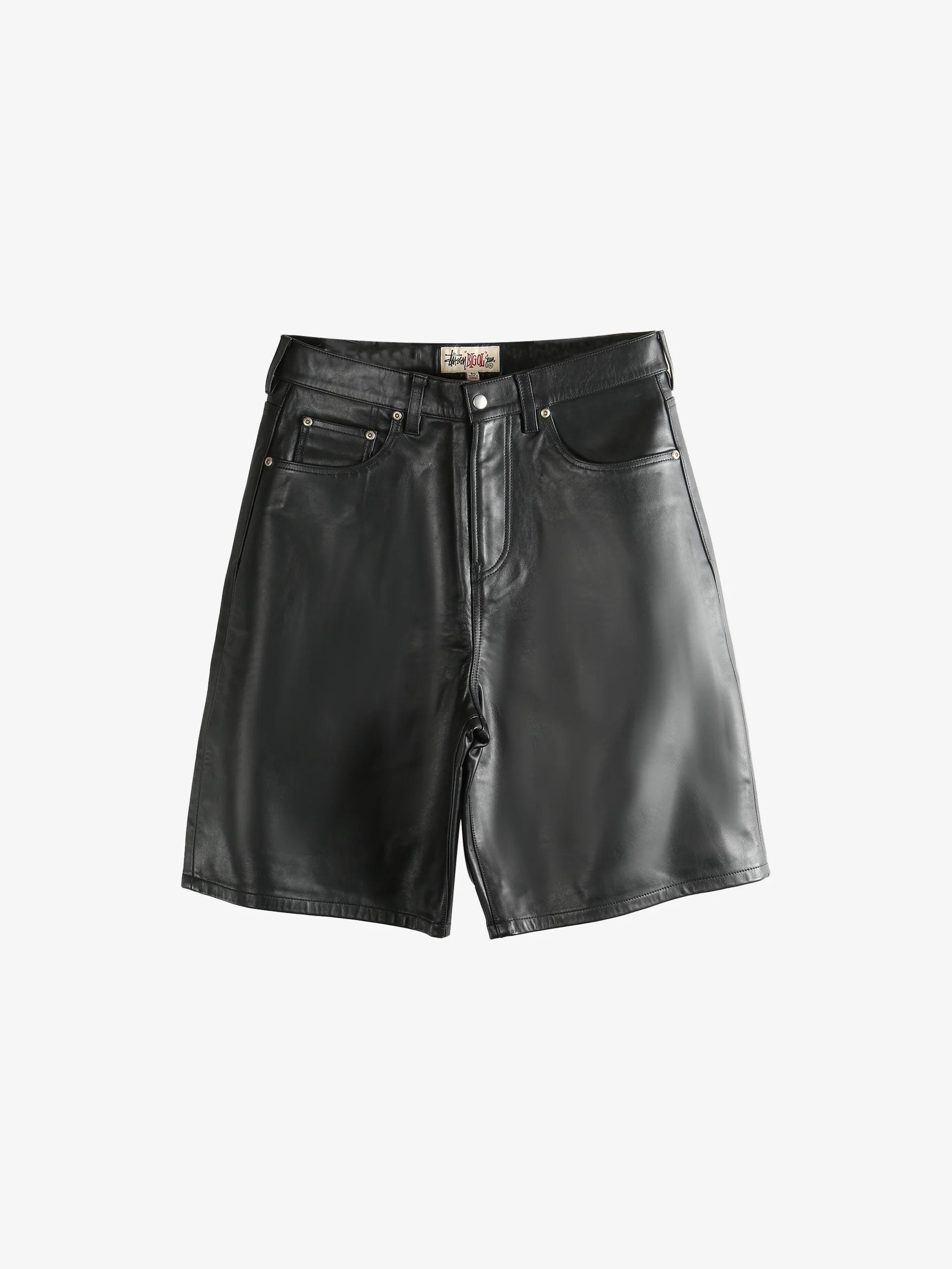 STUSSY - Men Big Ol Leather Shorts