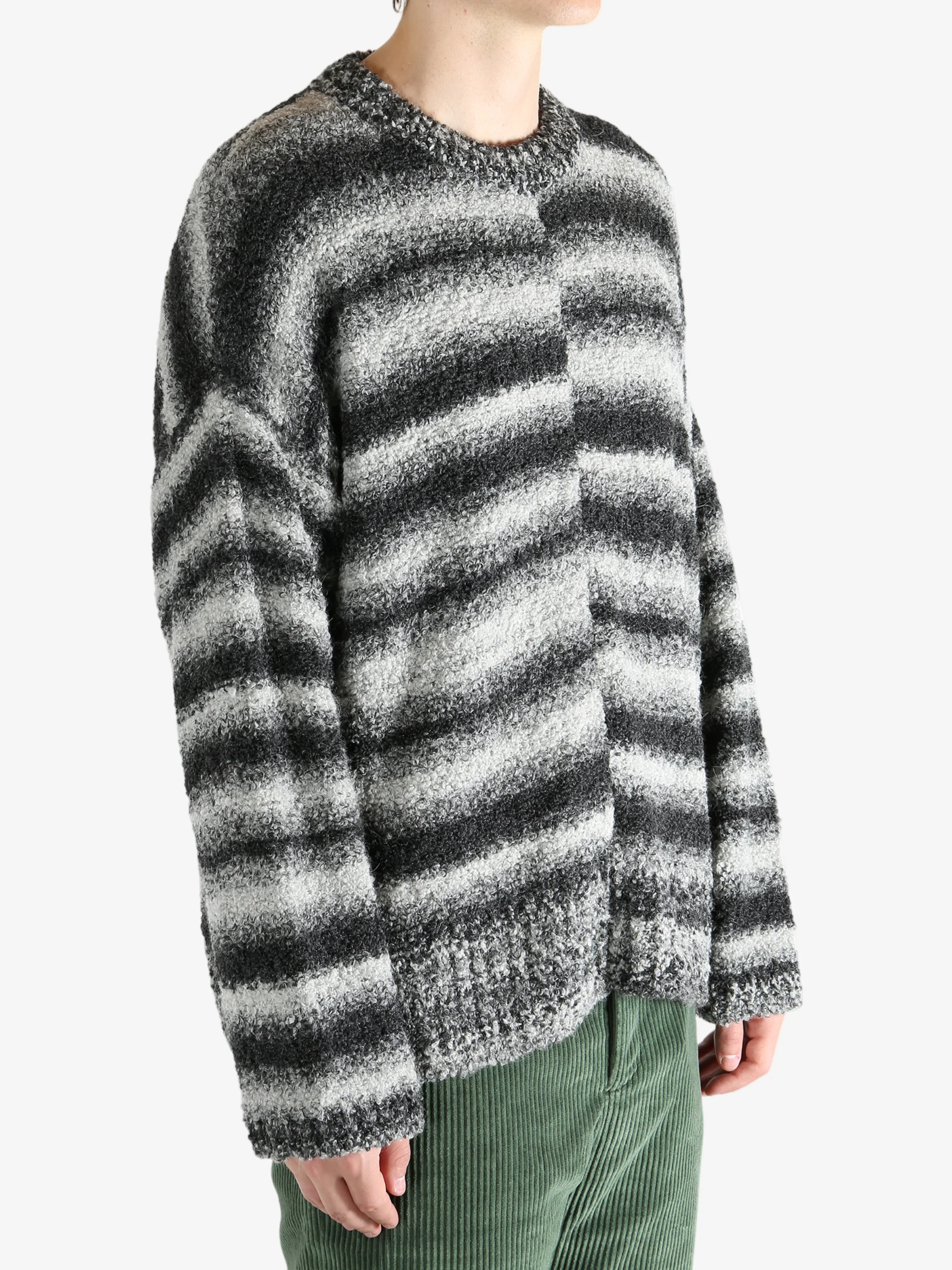 THE ELDER STATESMAN - Men Rover Boucle Pullover - Image 2