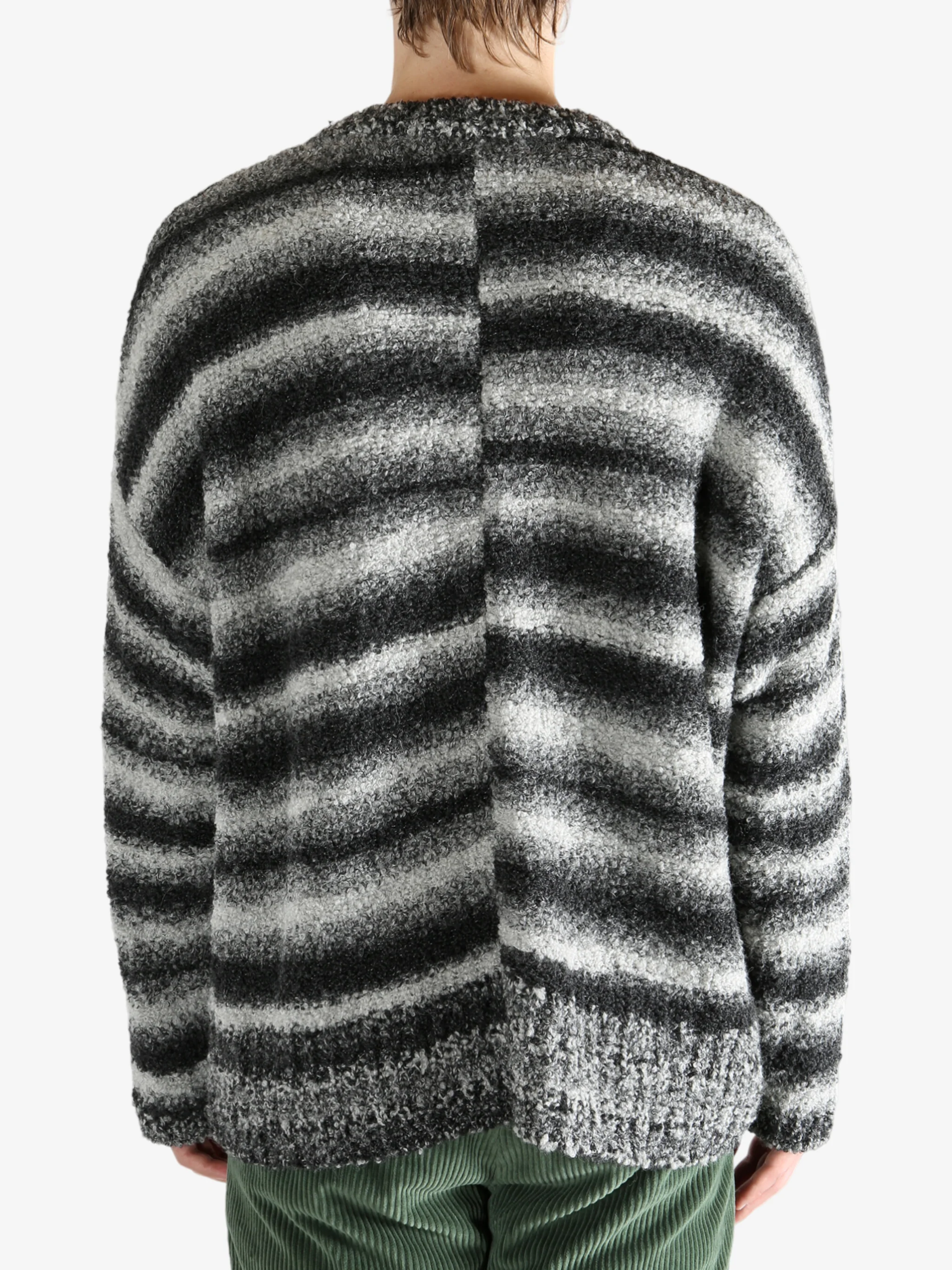 THE ELDER STATESMAN - Men Rover Boucle Pullover - Image 3