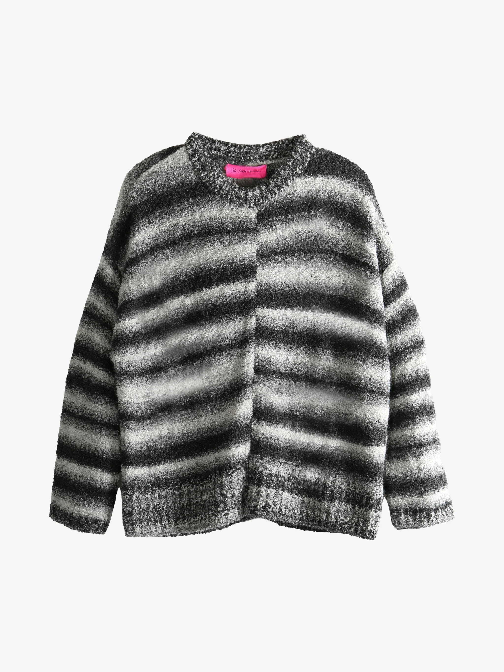 THE ELDER STATESMAN - Men Rover Boucle Pullover - Image 4