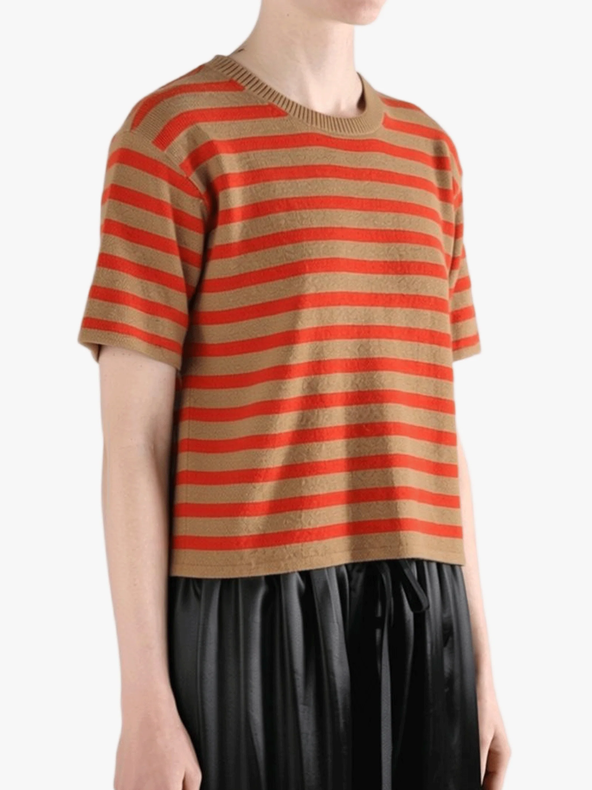 THE ELDER STATESMAN - Men Scout Stripe Knit Tee - Image 2