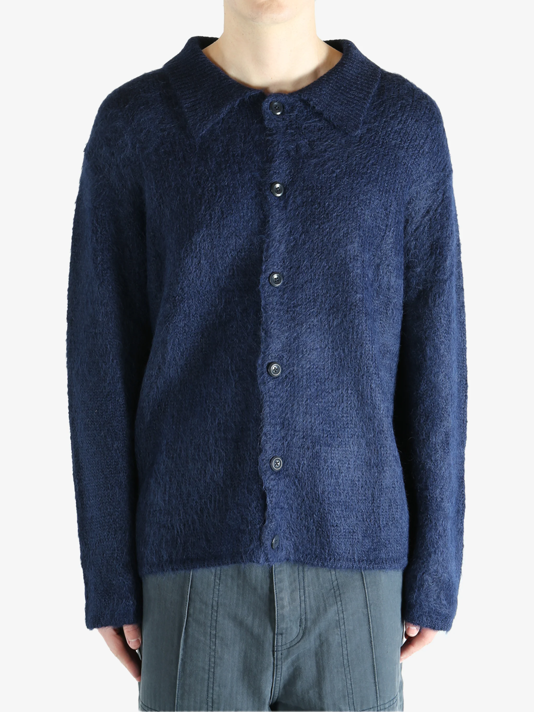 THE ELDER STATESMAN - Men Thistle Overshirt