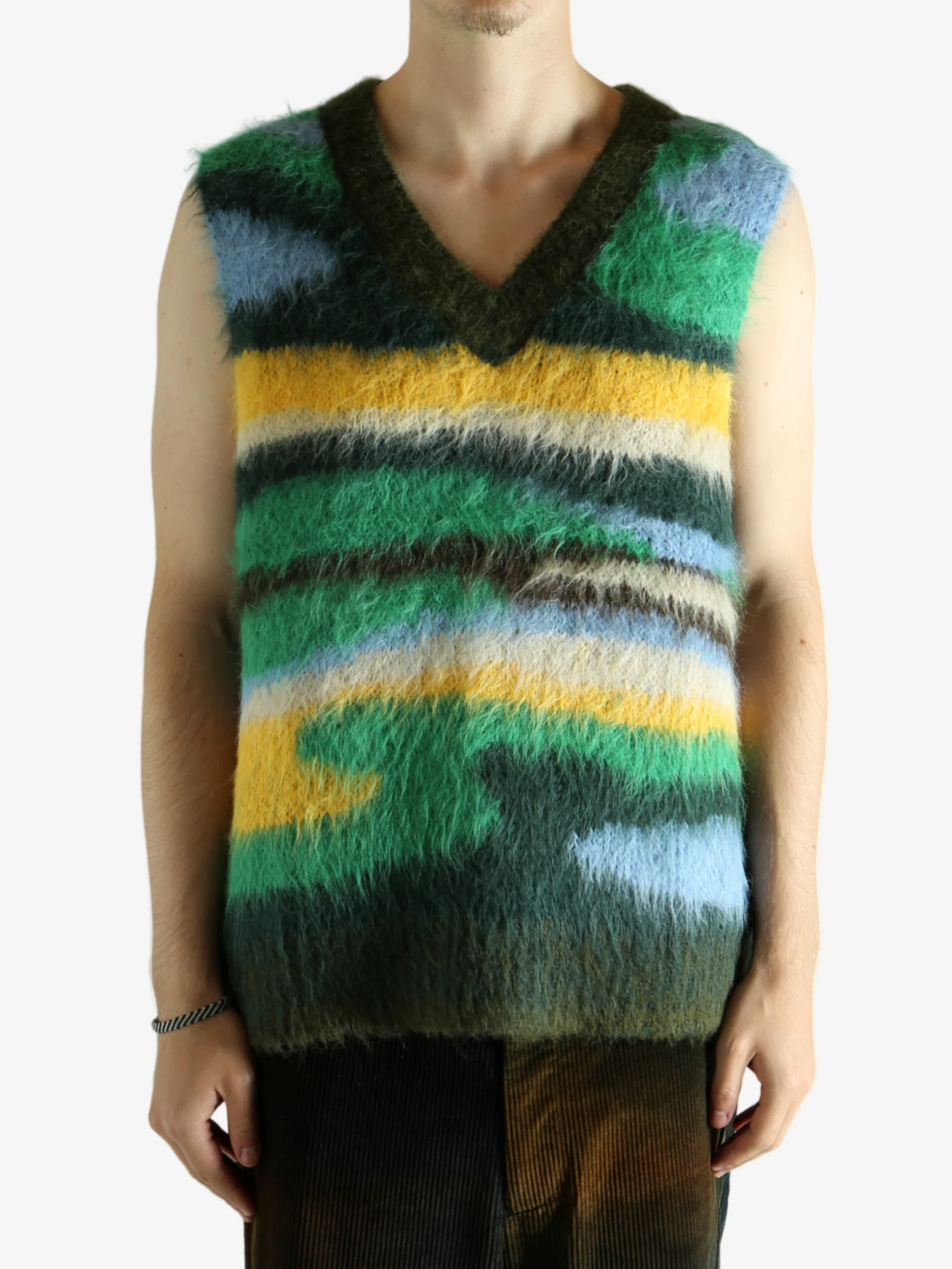 THE ELDER STATESMAN - Men Topo Jacquard Vest