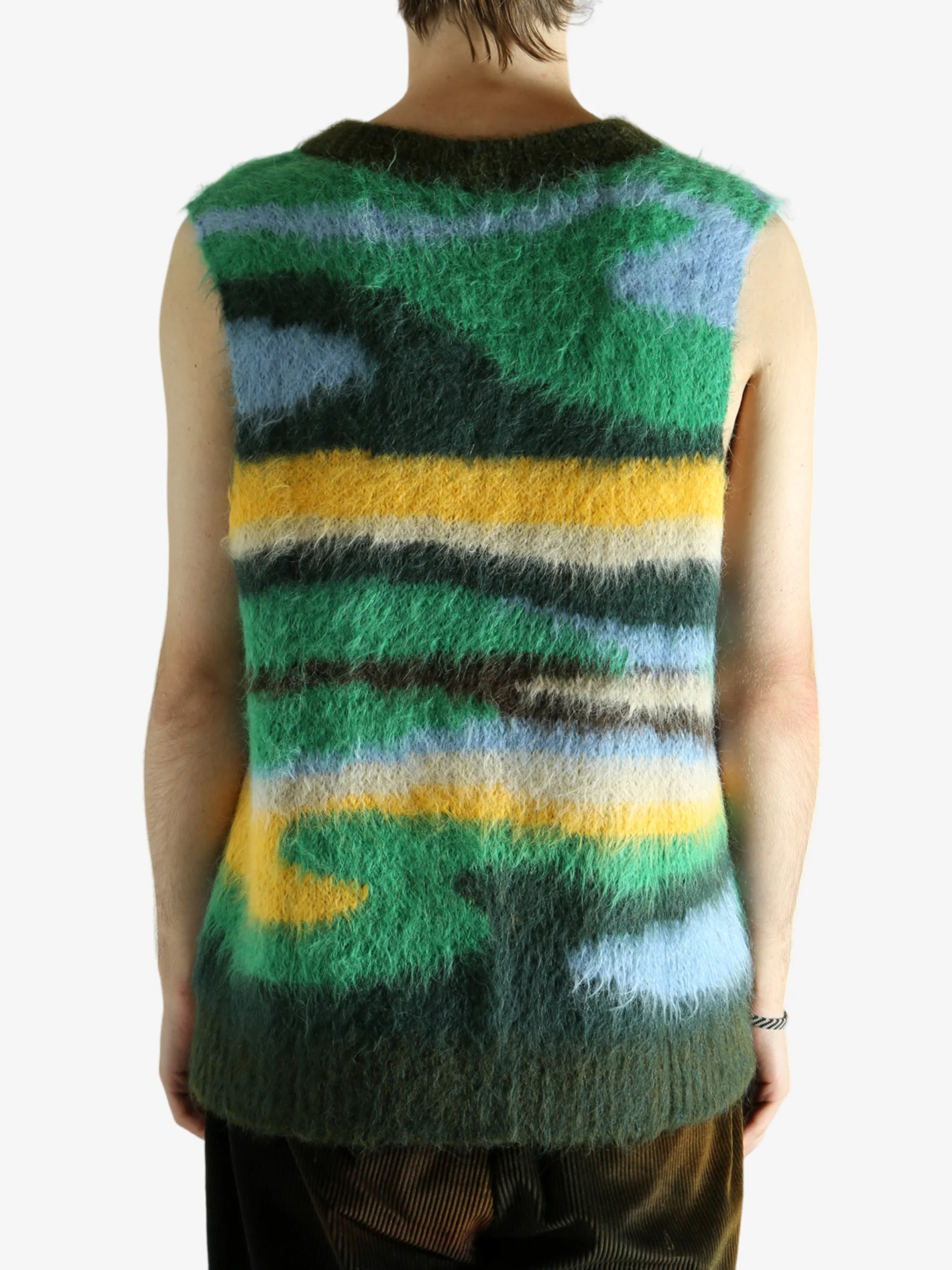 THE ELDER STATESMAN - Men Topo Jacquard Vest - Image 3