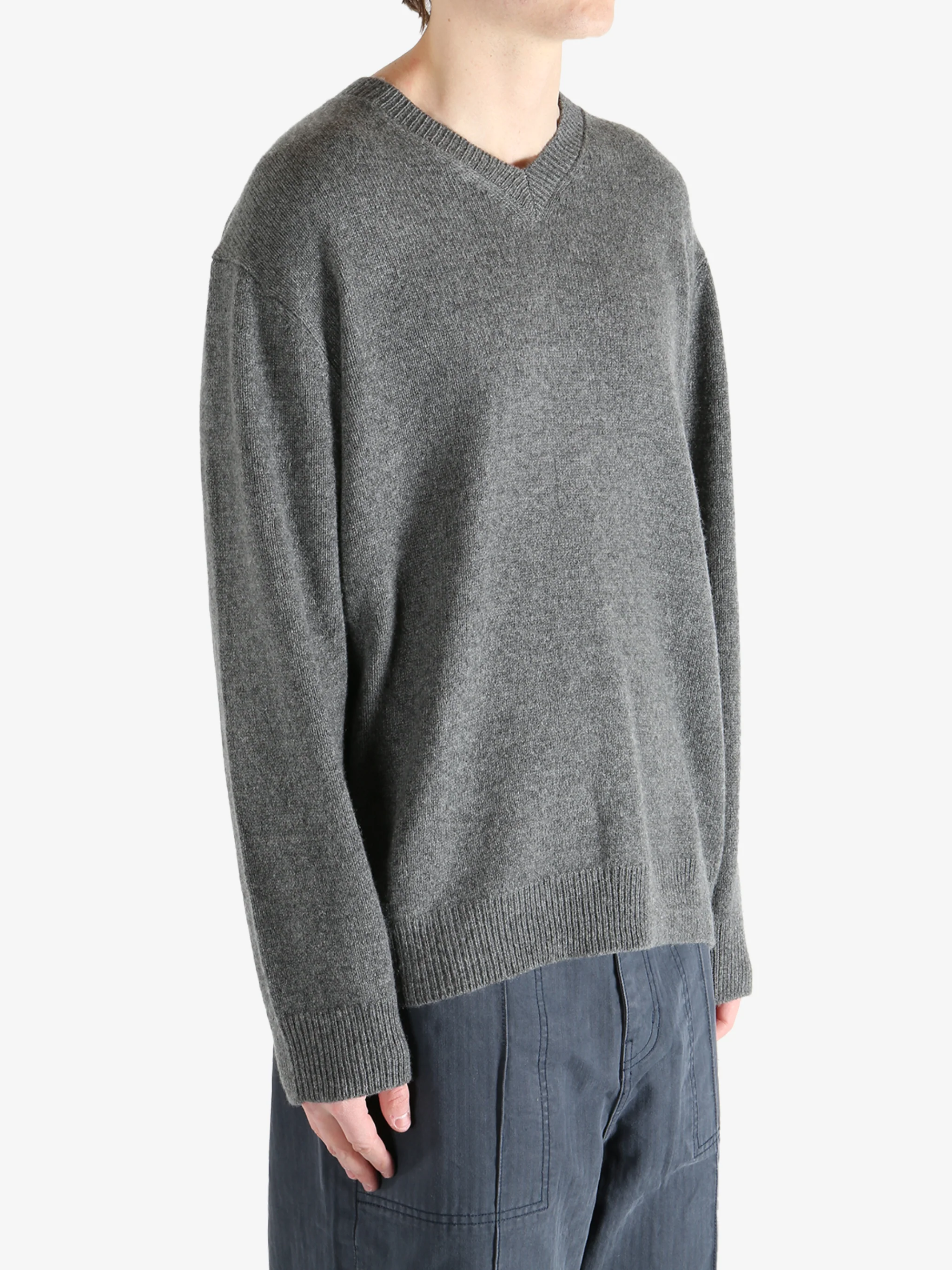 THE ELDER STATESMAN - Unisex Statesman V-neck Coat - Image 2