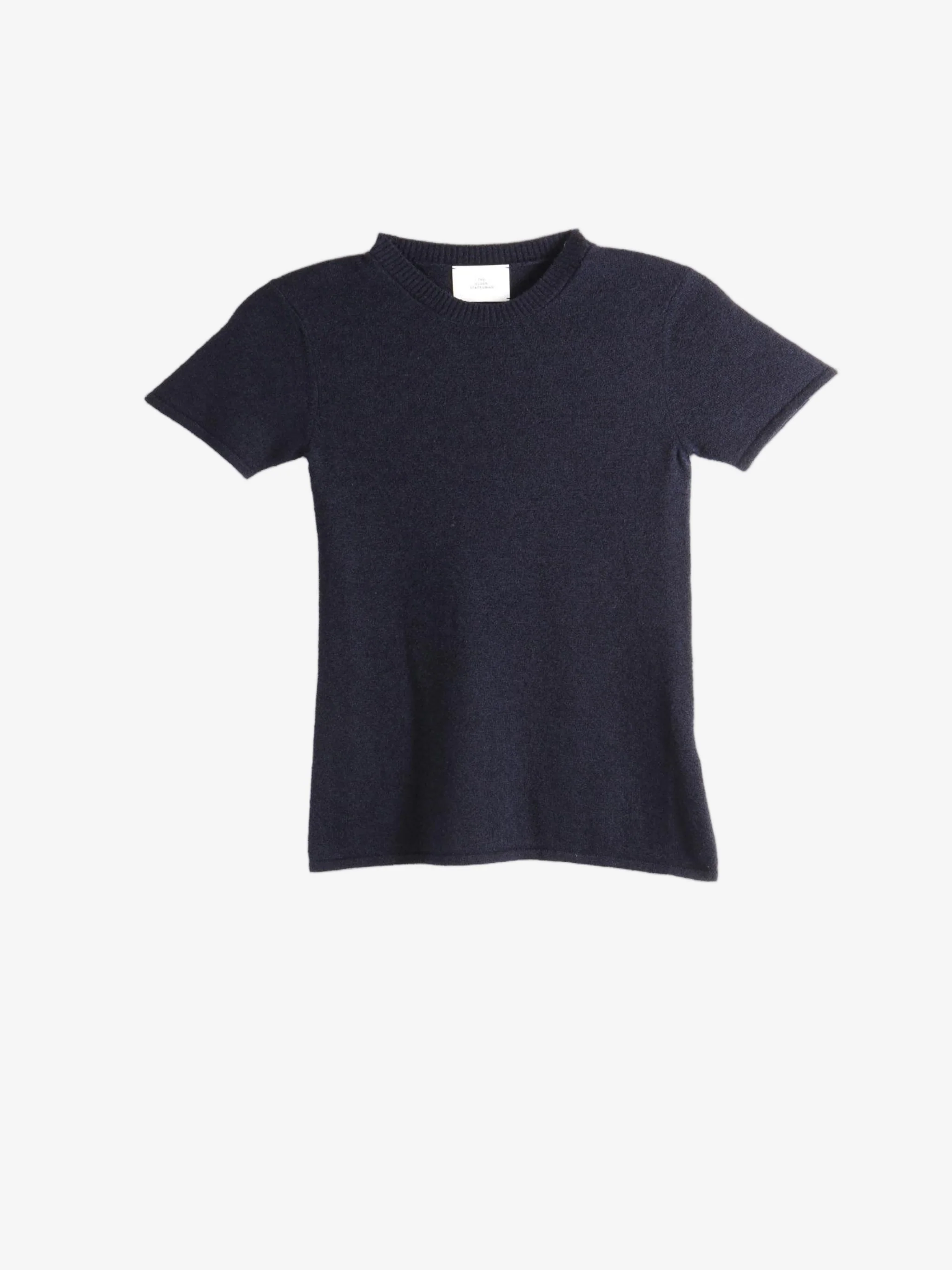THE ELDER STATESMAN - Women Pebble Pearl Knit Tee - Image 4