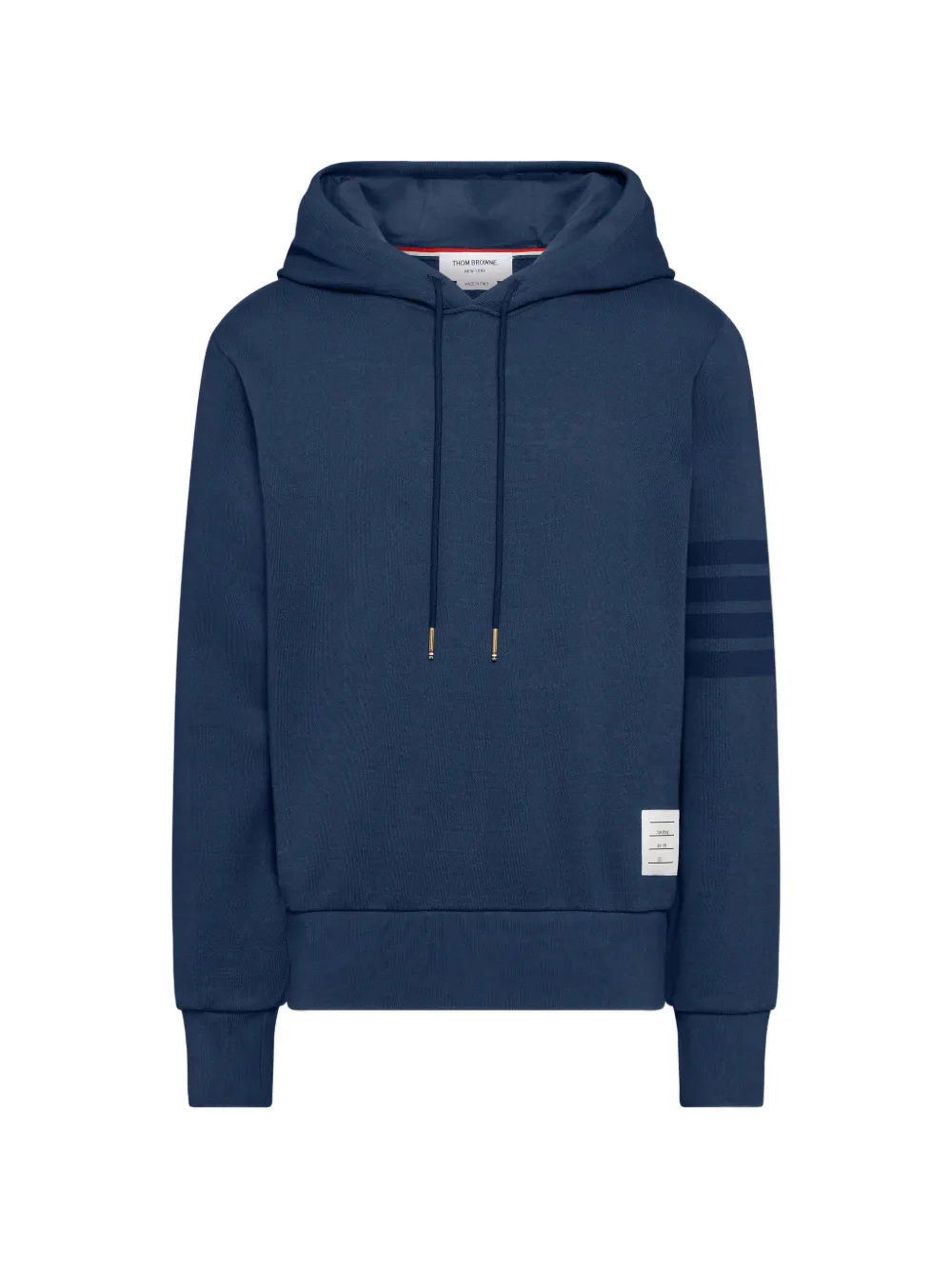THOM BROWNE - Men 4 Bar Overdyed Long Sleeve Hoodie Pullover - Image 6