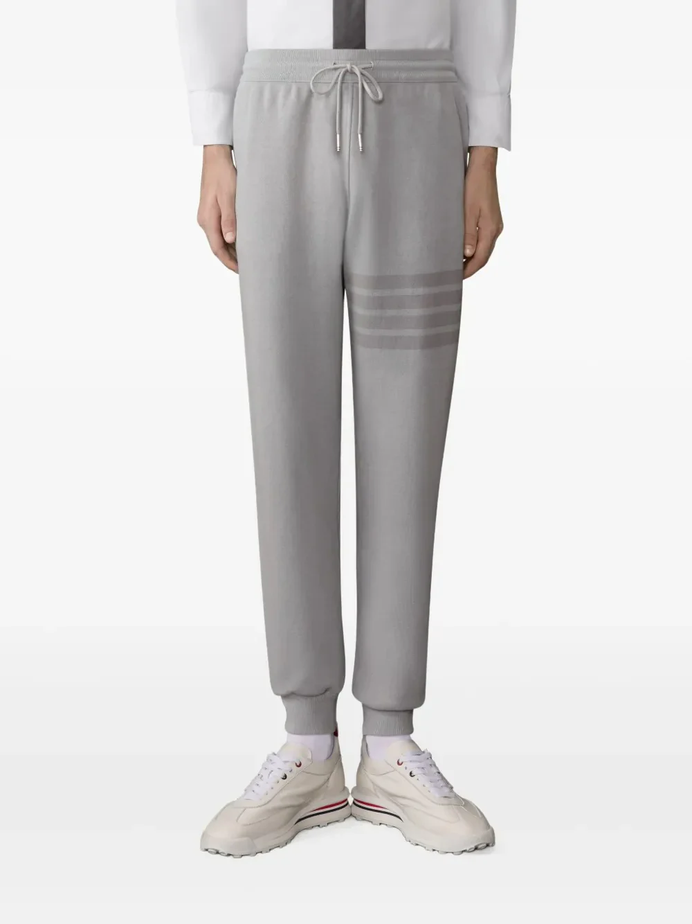 THOM BROWNE - Men 4 Bar Overdyed Sweatpants