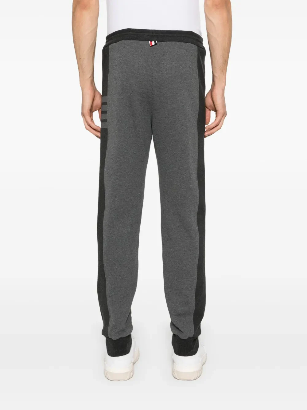 THOM BROWNE - Men Engineered 4 Bar In Solid Classic Loopback Jersey Sweatpants - Image 2
