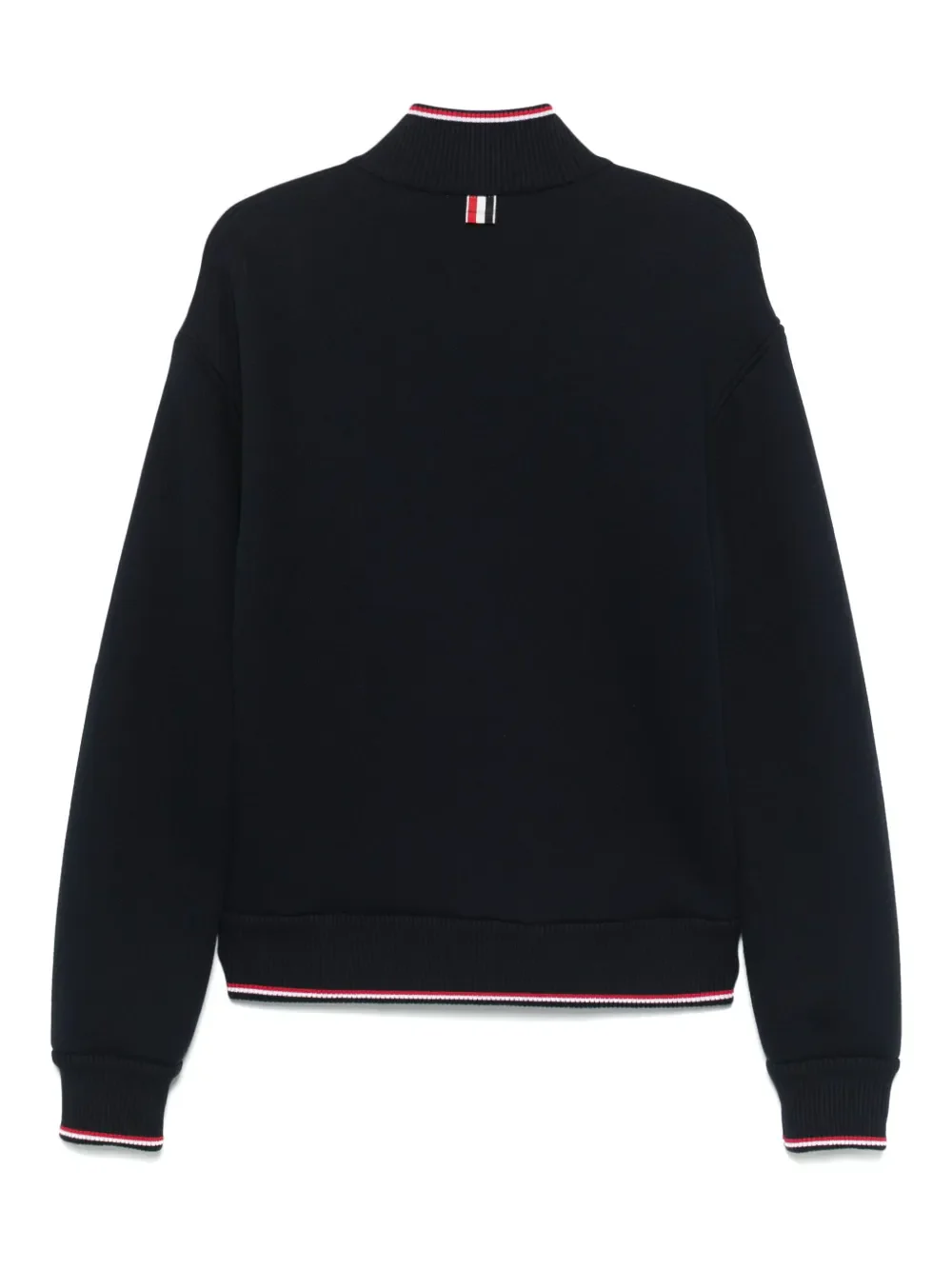 THOM BROWNE - Men Oversized Funnel Neck Zip Up Jacket - Image 2