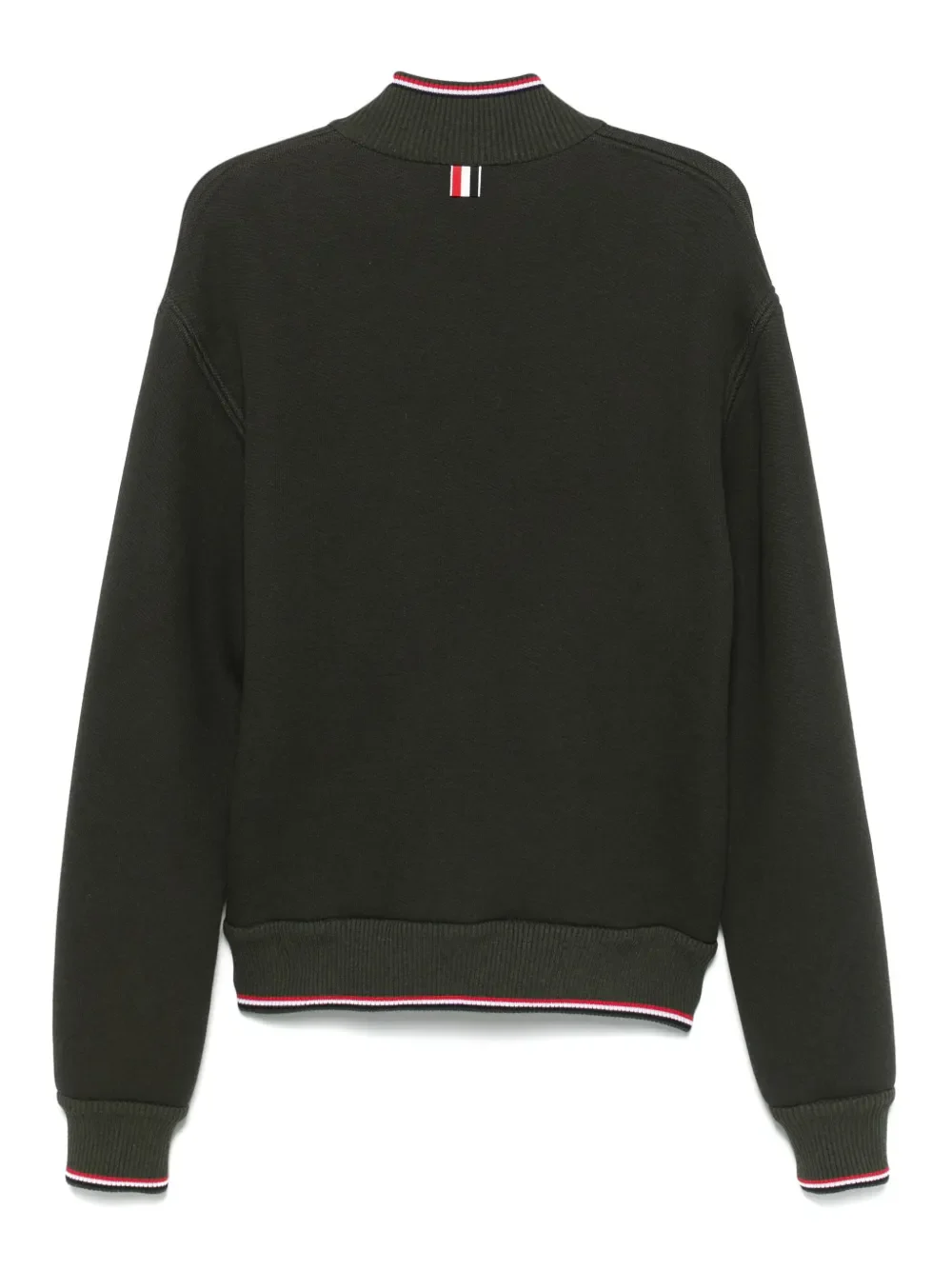 THOM BROWNE - Men Oversized Funnel Neck Zip Up Jacket - Image 2