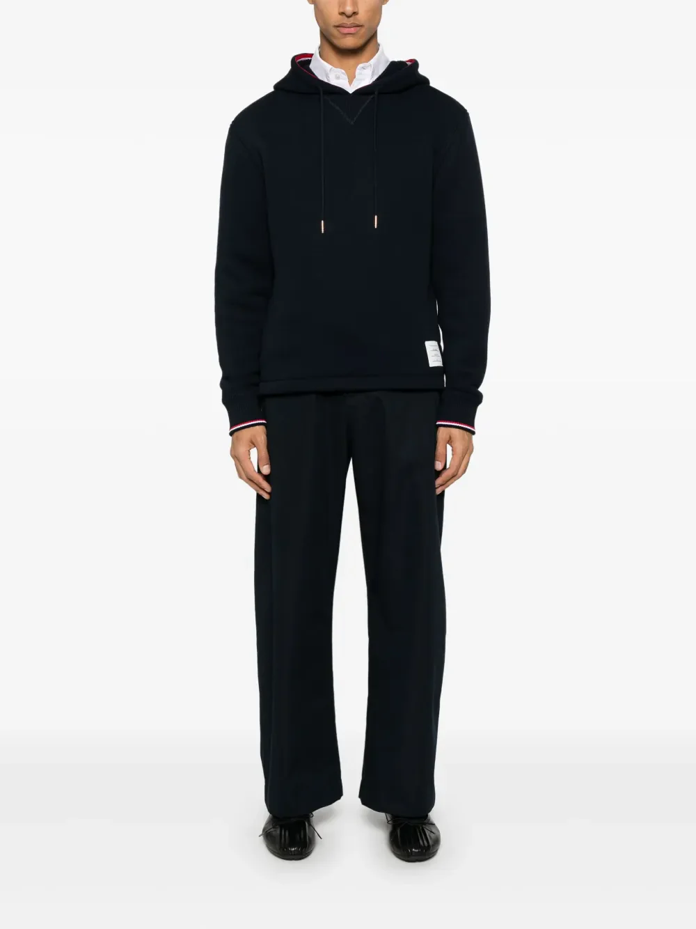 THOM BROWNE - Men Oversized Hoodie Pullover