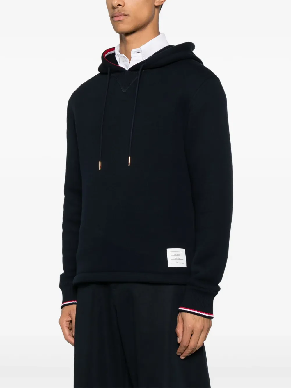 THOM BROWNE - Men Oversized Hoodie Pullover - Image 2