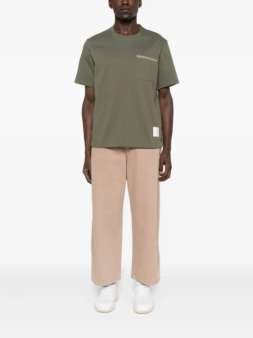THOM BROWNE - Men Oversized Short Sleeve Tee