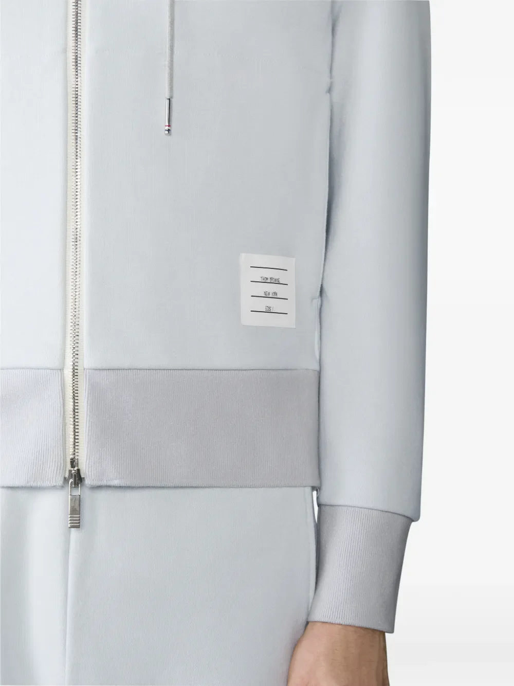 THOM BROWNE - Men Zip Up Hoodie - Image 5