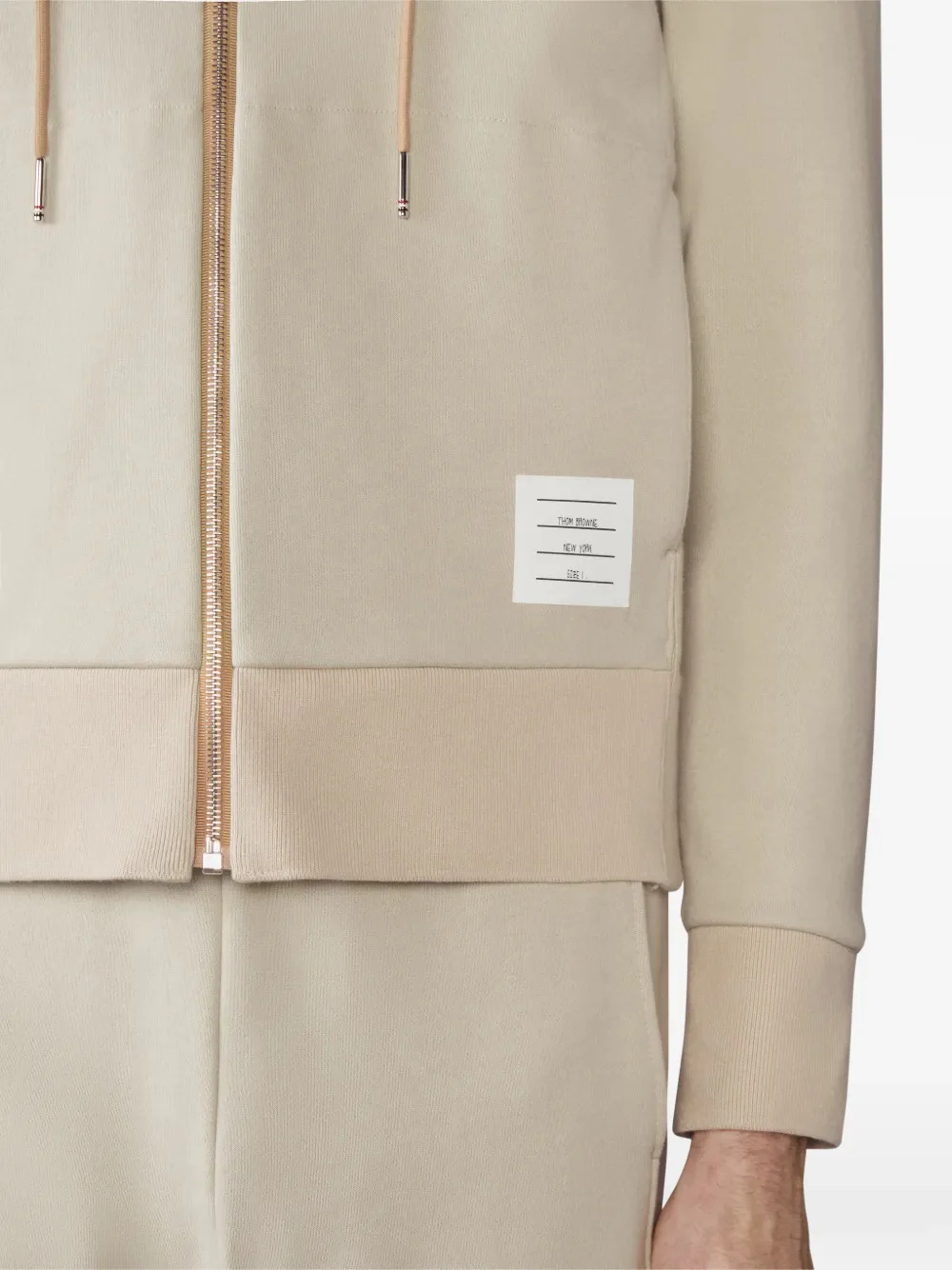 THOM BROWNE - Men Zip Up Hoodie - Image 3