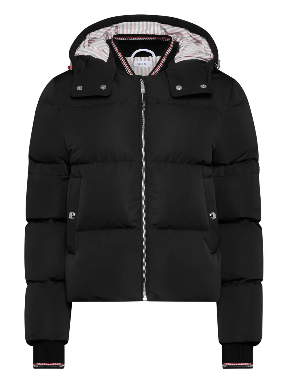 THOM BROWNE - Women Armbands Removable Hood Down Jacket (Hip Length) - Image 6