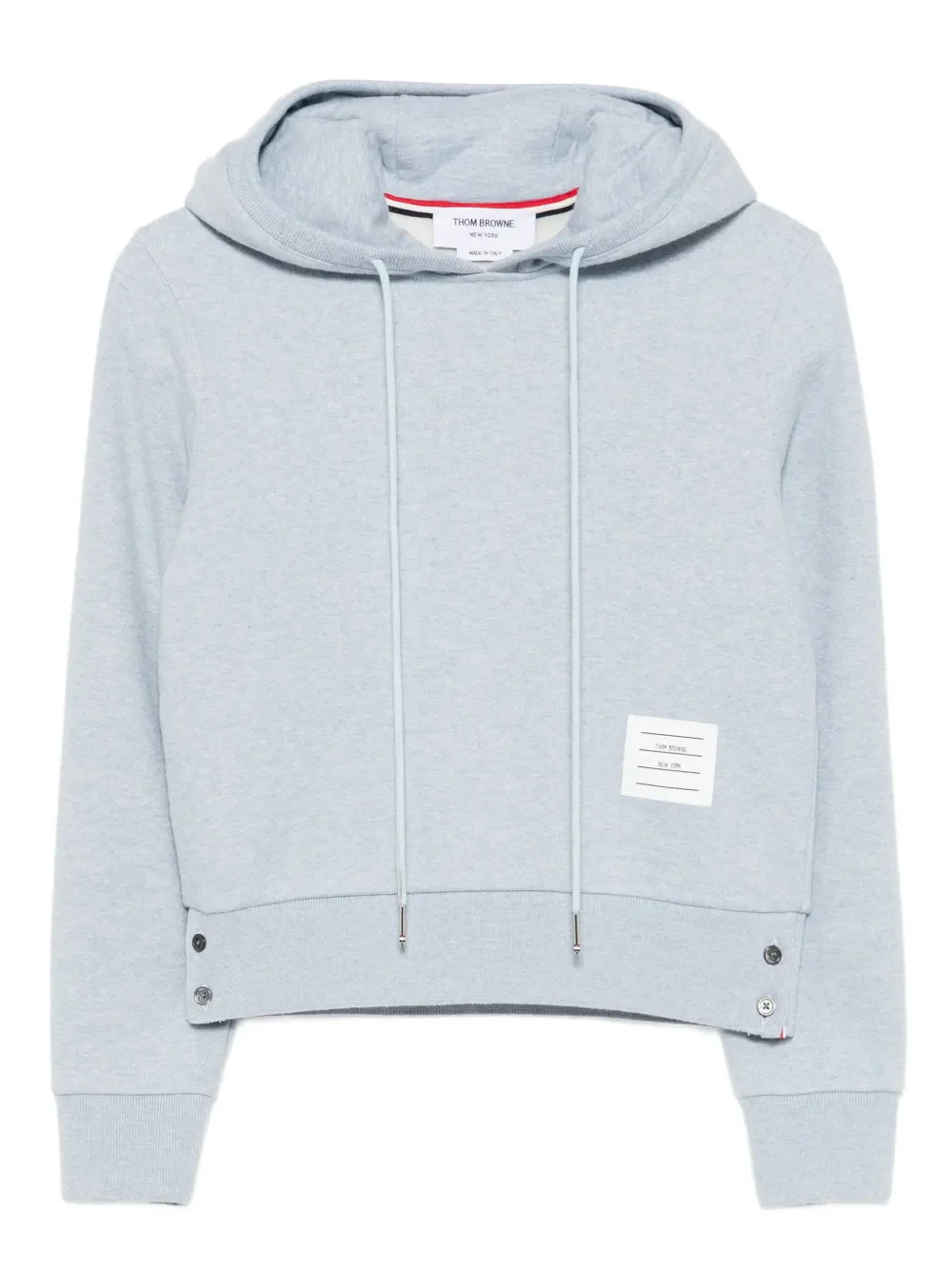THOM BROWNE - Women Brushed Loopback Hoodie Pullover - Image 5