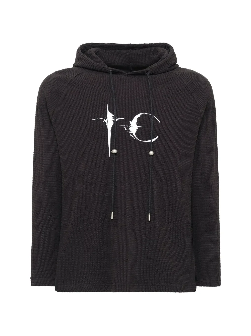 THUG CLUB - Men Bulk Shoulder Waffle Hoodie - Image 7