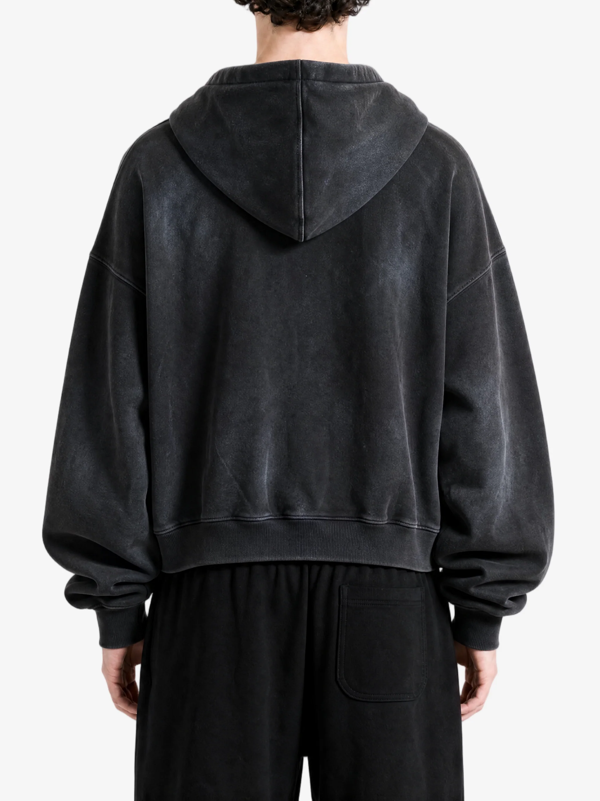 THUG CLUB - Men Dirty Washed Old Glory Zip-Up Hoodie - Image 3