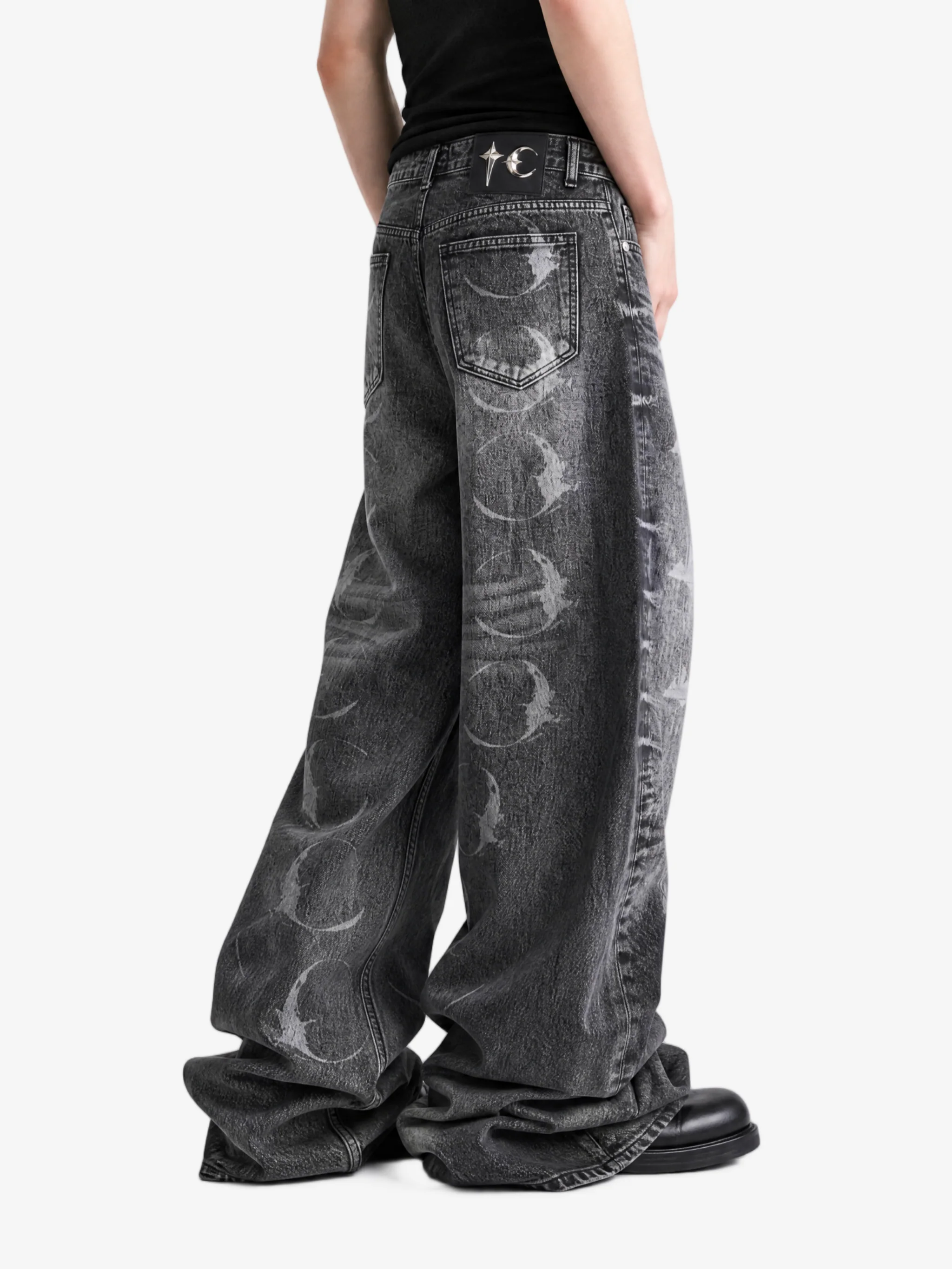 THUG CLUB - Men TC Laser Washed Parkour Denim Pants - Image 2