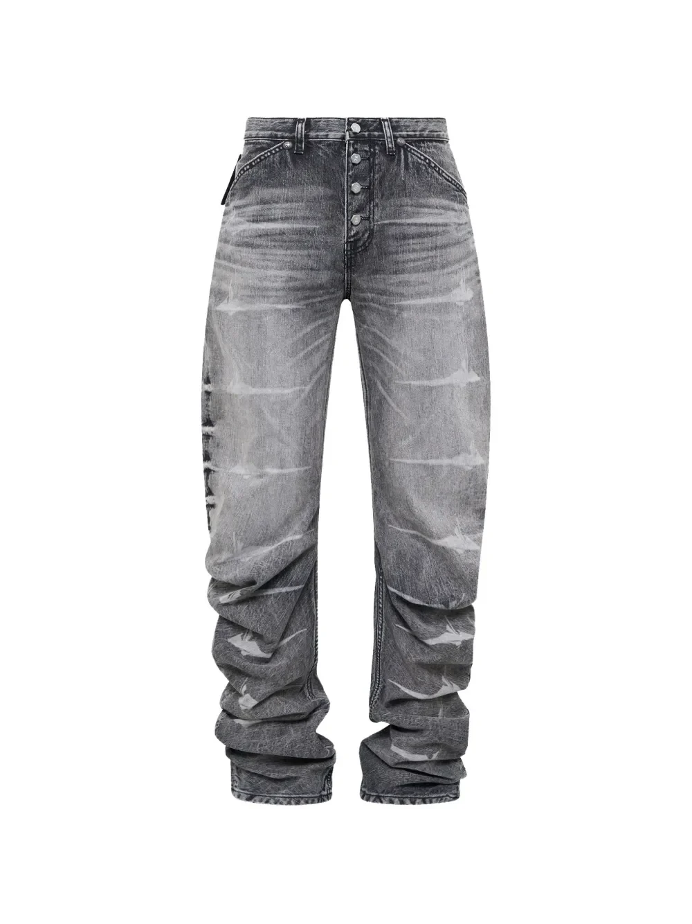 THUG CLUB - Men TC Laser Washed Parkour Denim Pants - Image 9