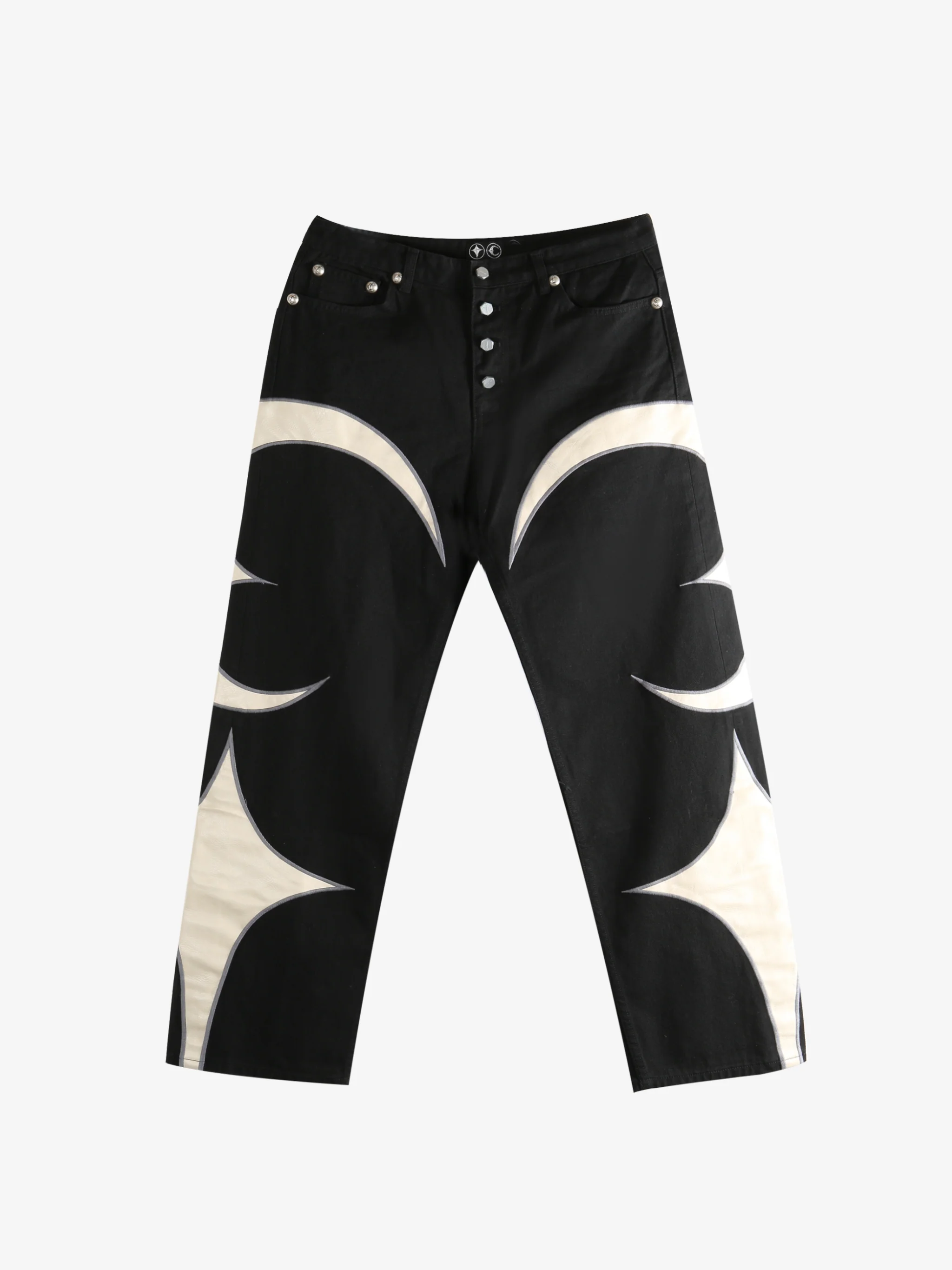 THUG CLUB - Men TC Leather Washing Denim Pants - Image 4