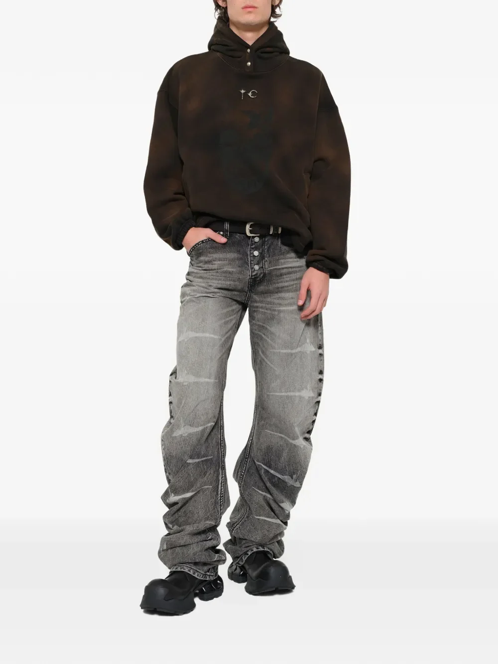 THUG CLUB - Men TC Riding Skull Hoodie - Image 9