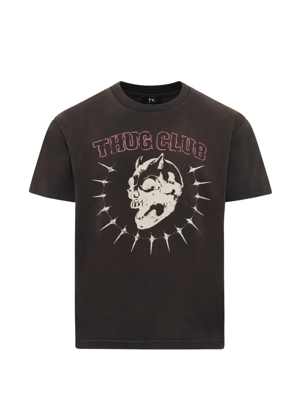 THUG CLUB - Men Vintage Riding Skull T-Shirt - Image 6