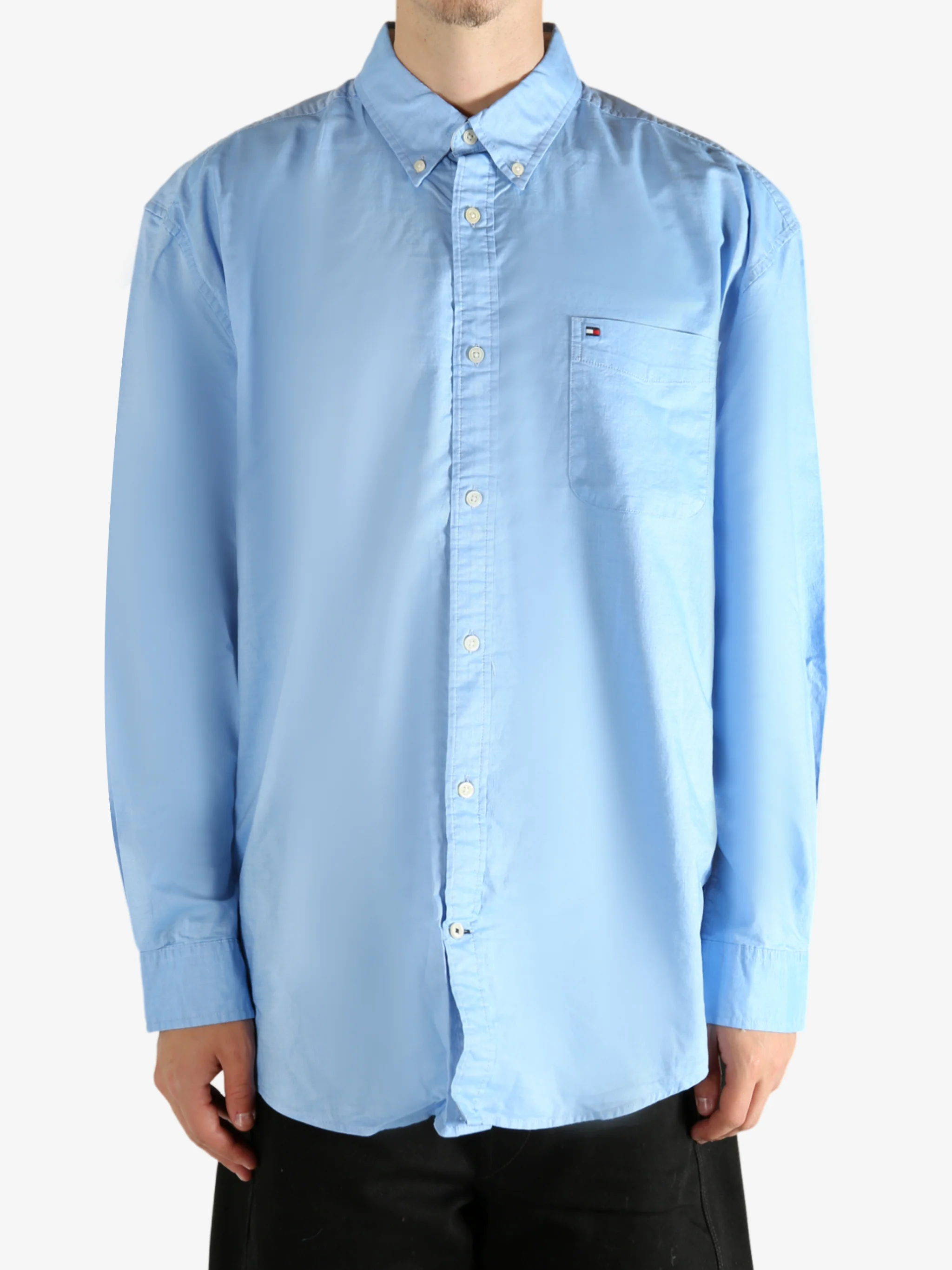 TOMMY HILFIGER - Men Capote Eoe Stretch Long Sleeve Shirt