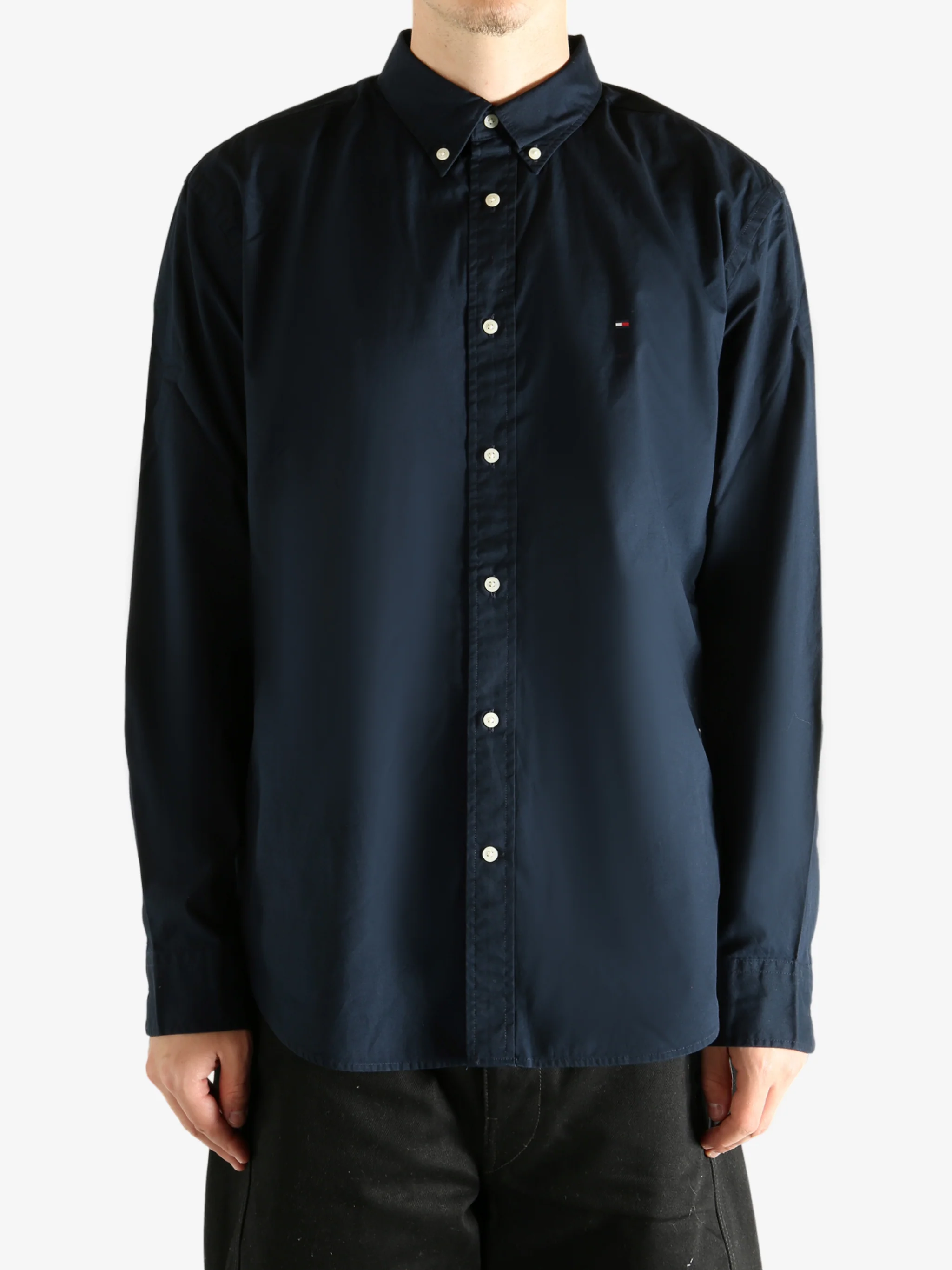 TOMMY HILFIGER - Men Core Flex Poplin Solid RF Shirt