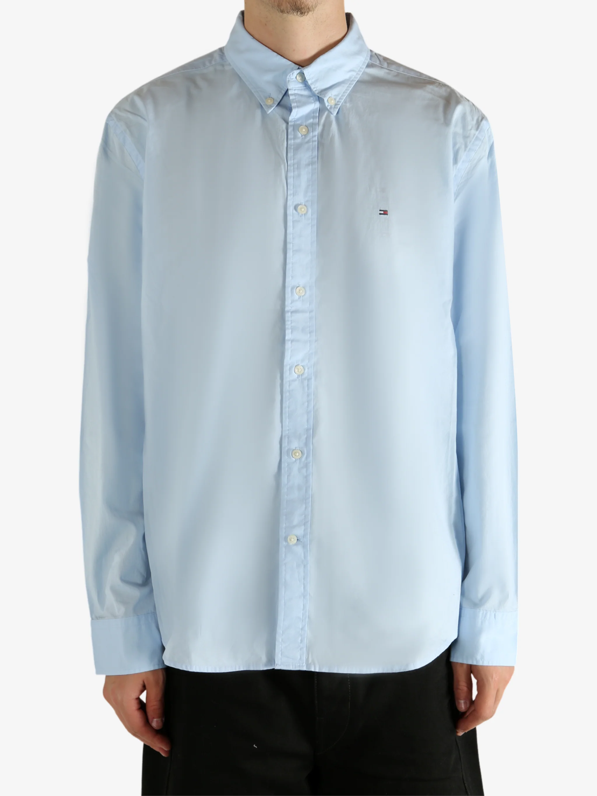 TOMMY HILFIGER - Men Core Flex Poplin Solid RF Shirt