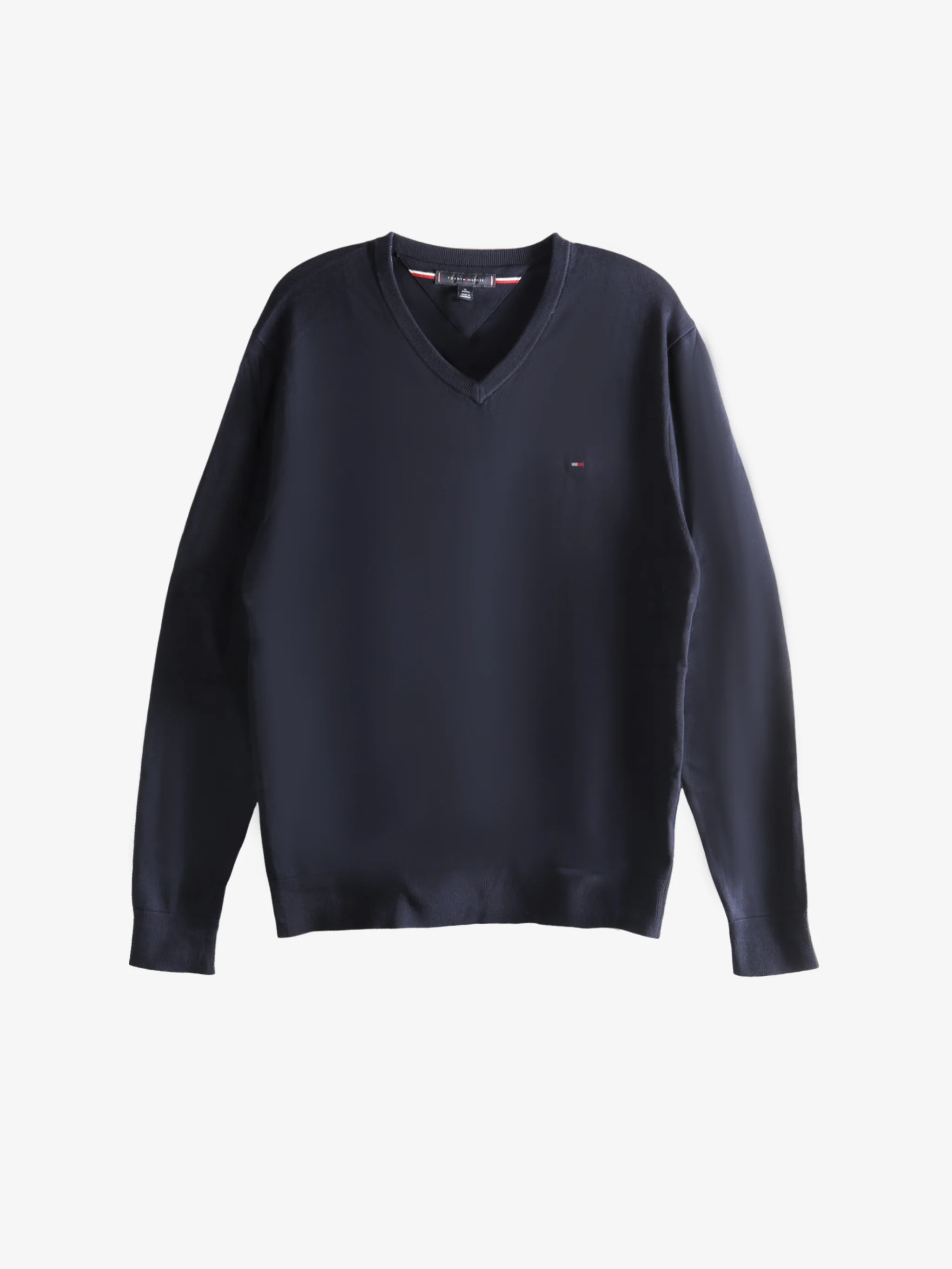 TOMMY HILFIGER - Men Essential Cotton V Neck Sweater - Image 4